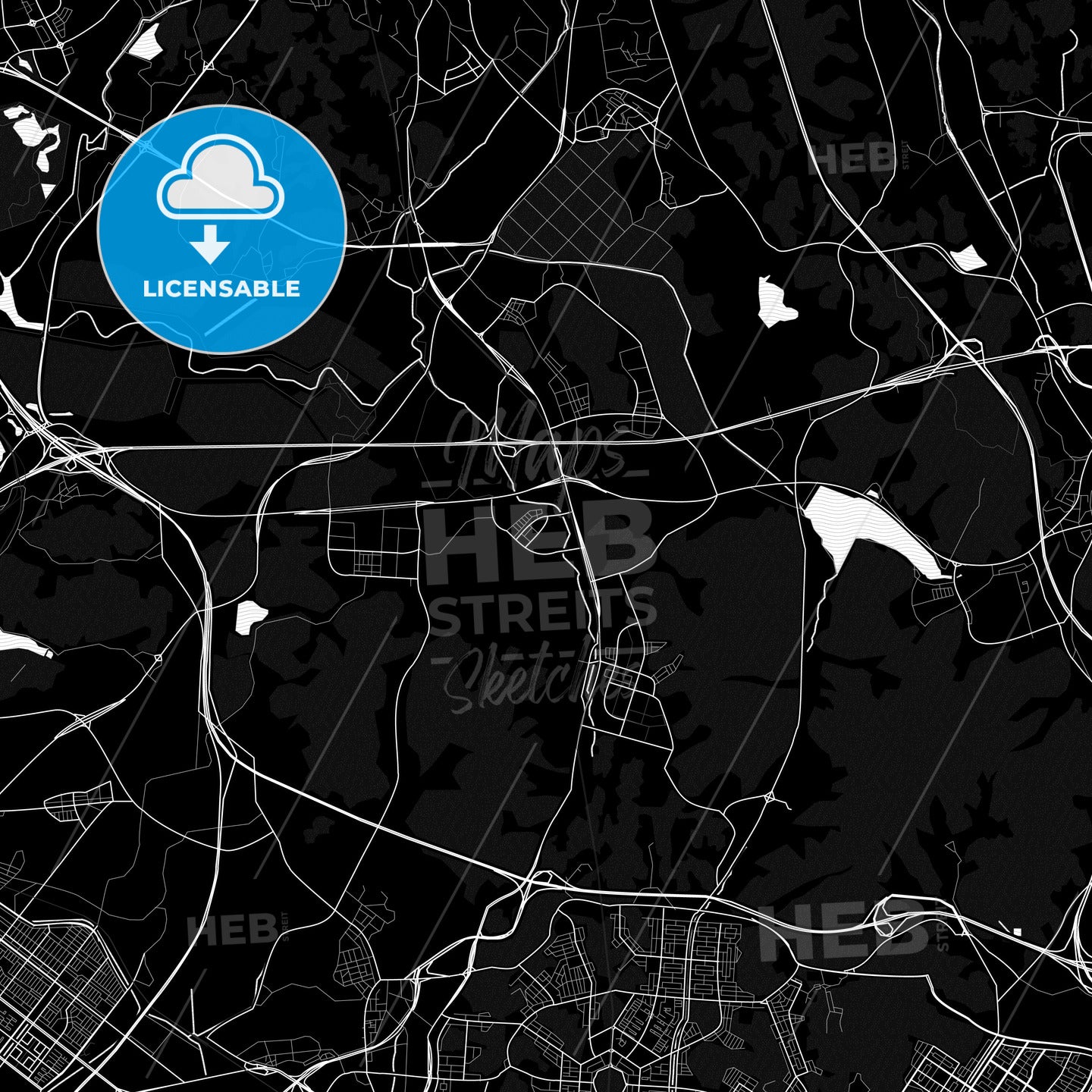 Siheung, South Korea PDF map