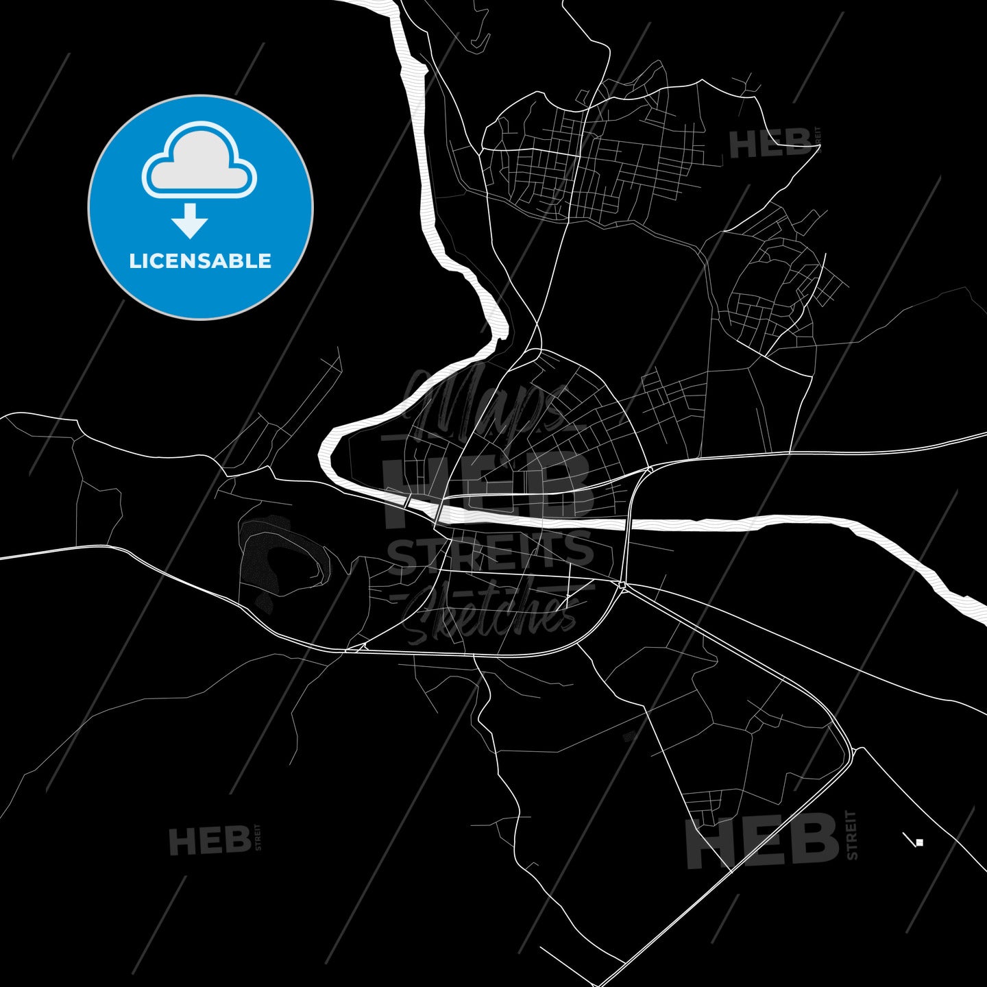 Silifke, Turkey PDF map