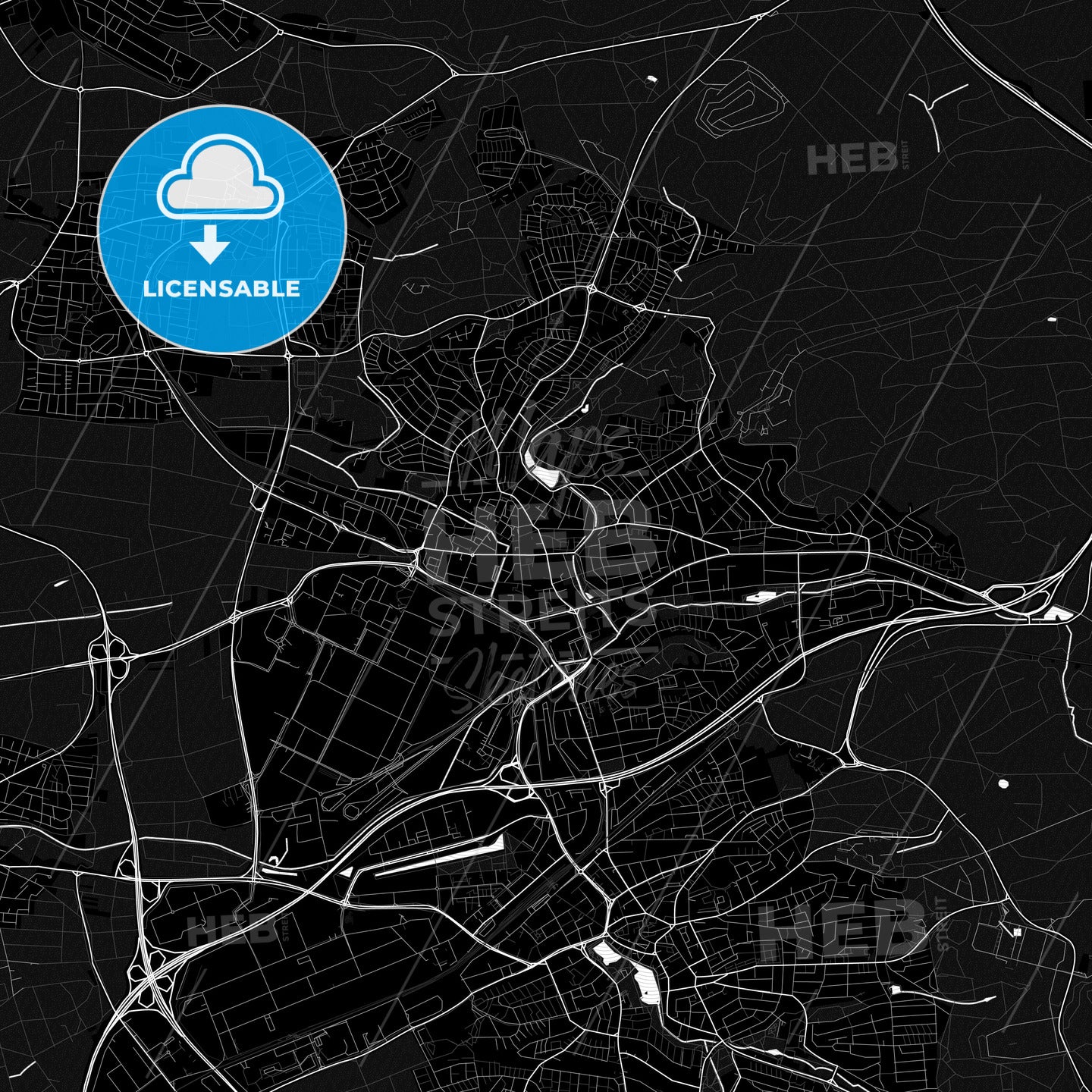 Sindelfingen, Germany PDF map
