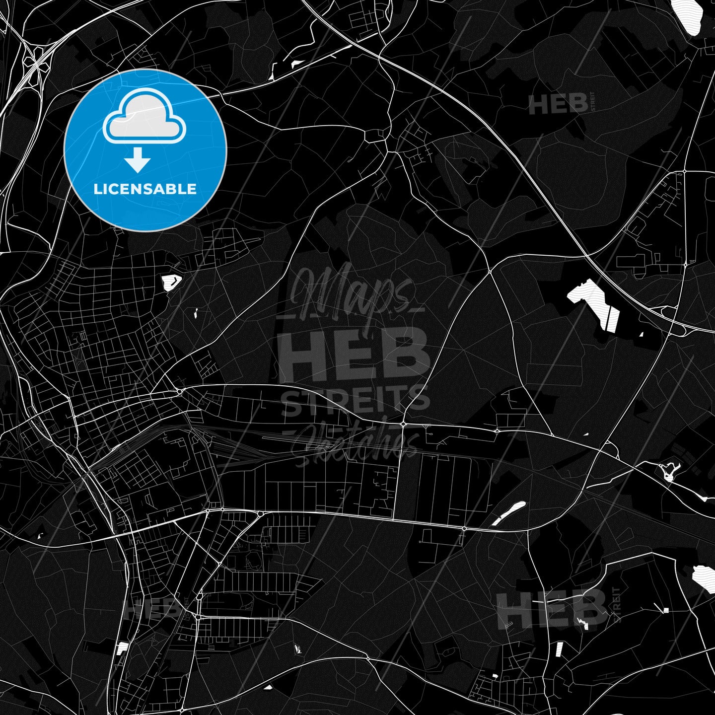 Singen (Hohentwiel), Germany PDF map