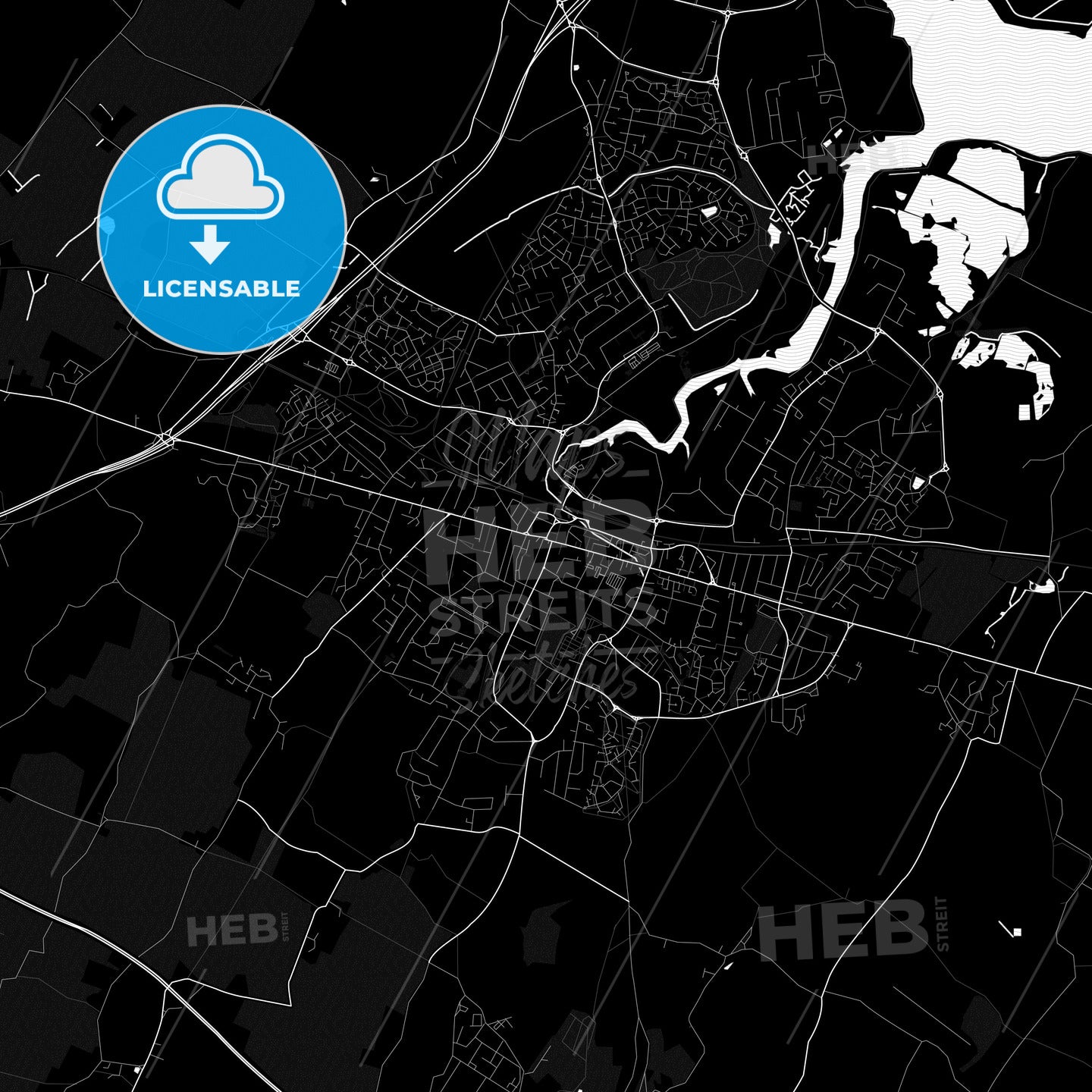 Sittingbourne, England PDF map