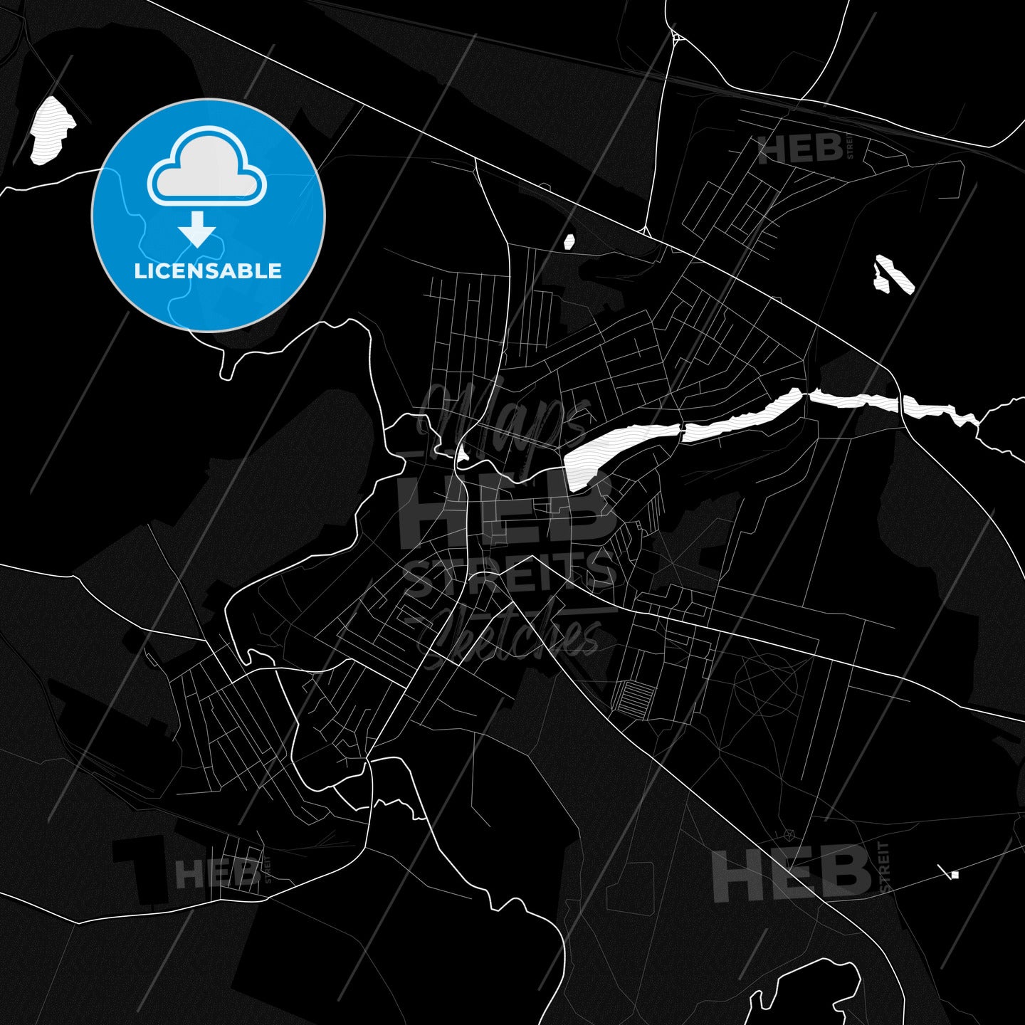 Slavuta, Ukraine PDF map