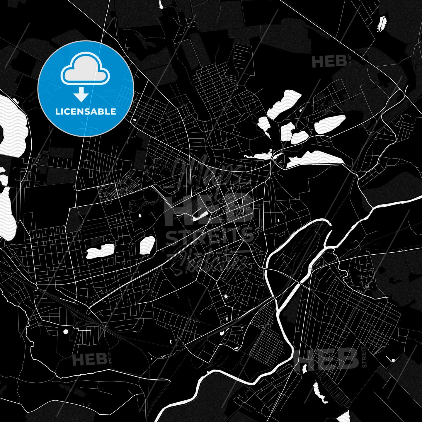 Sloviansk, Ukraine PDF map