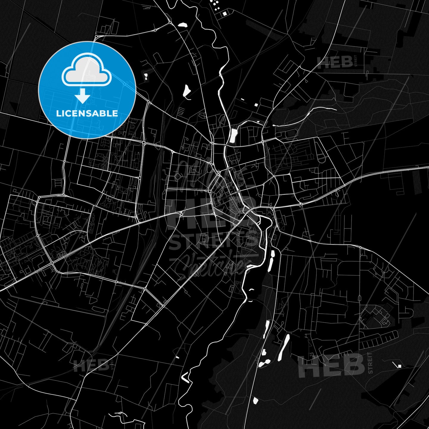 Słupsk, Poland PDF map