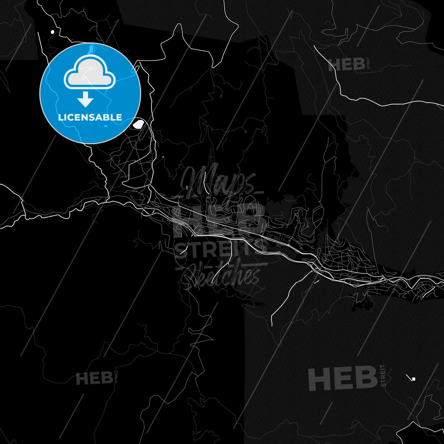 Smolyan, Bulgaria PDF map