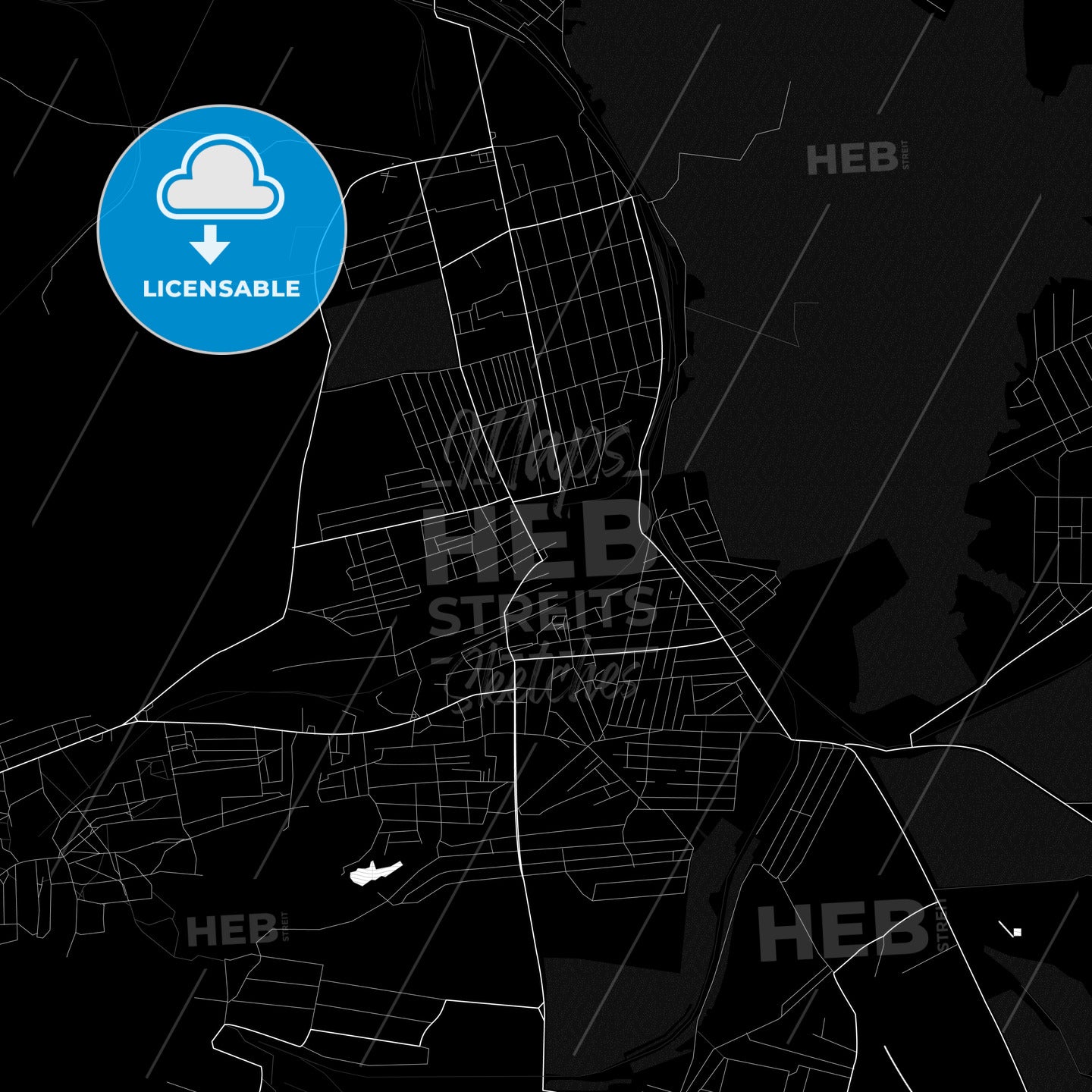 Snizhne, Ukraine PDF map