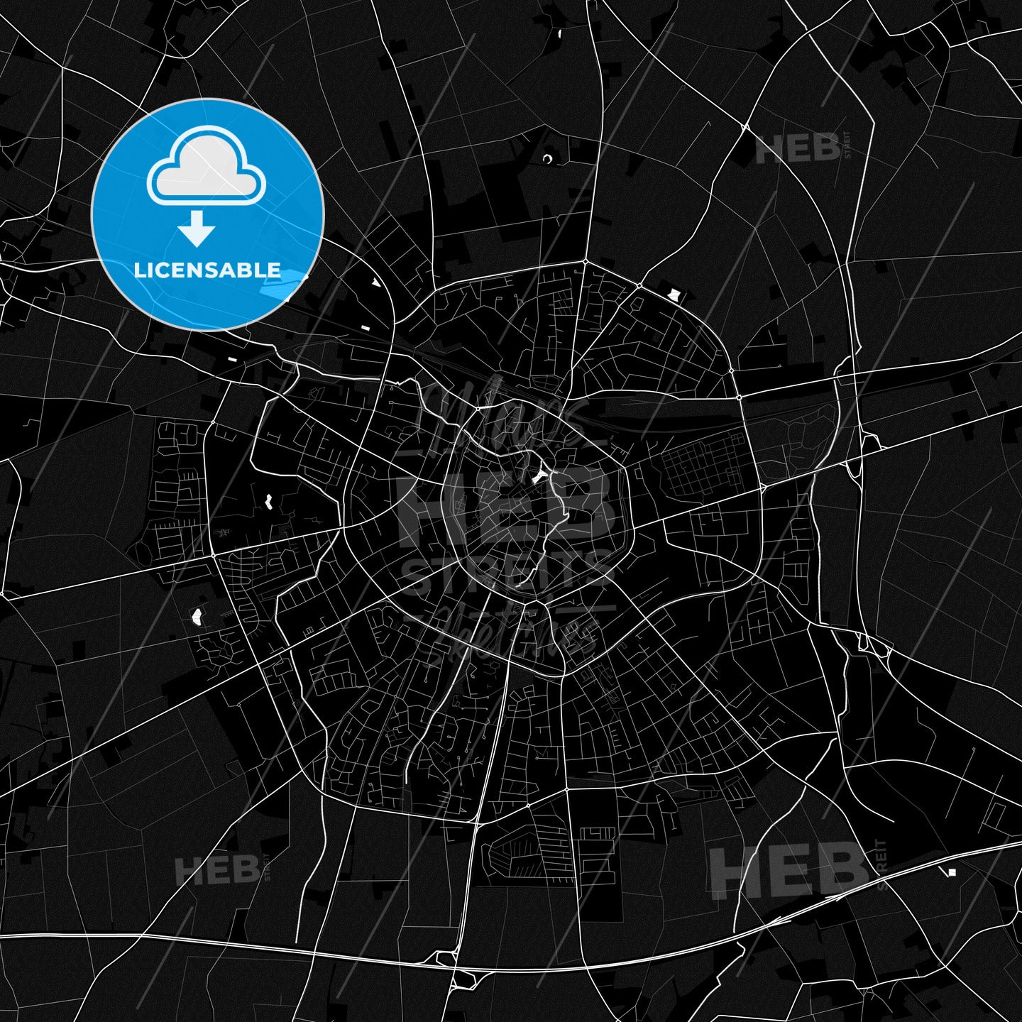Soest, Germany PDF map