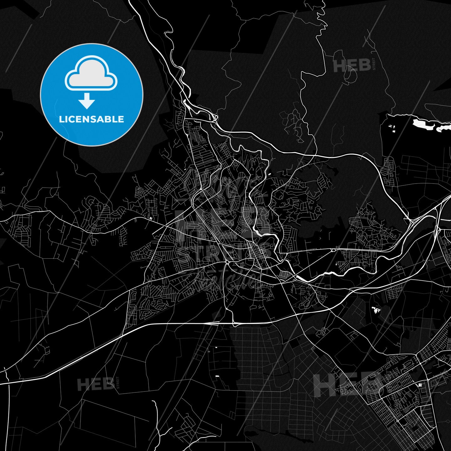 Spanish Town, Jamaica PDF map