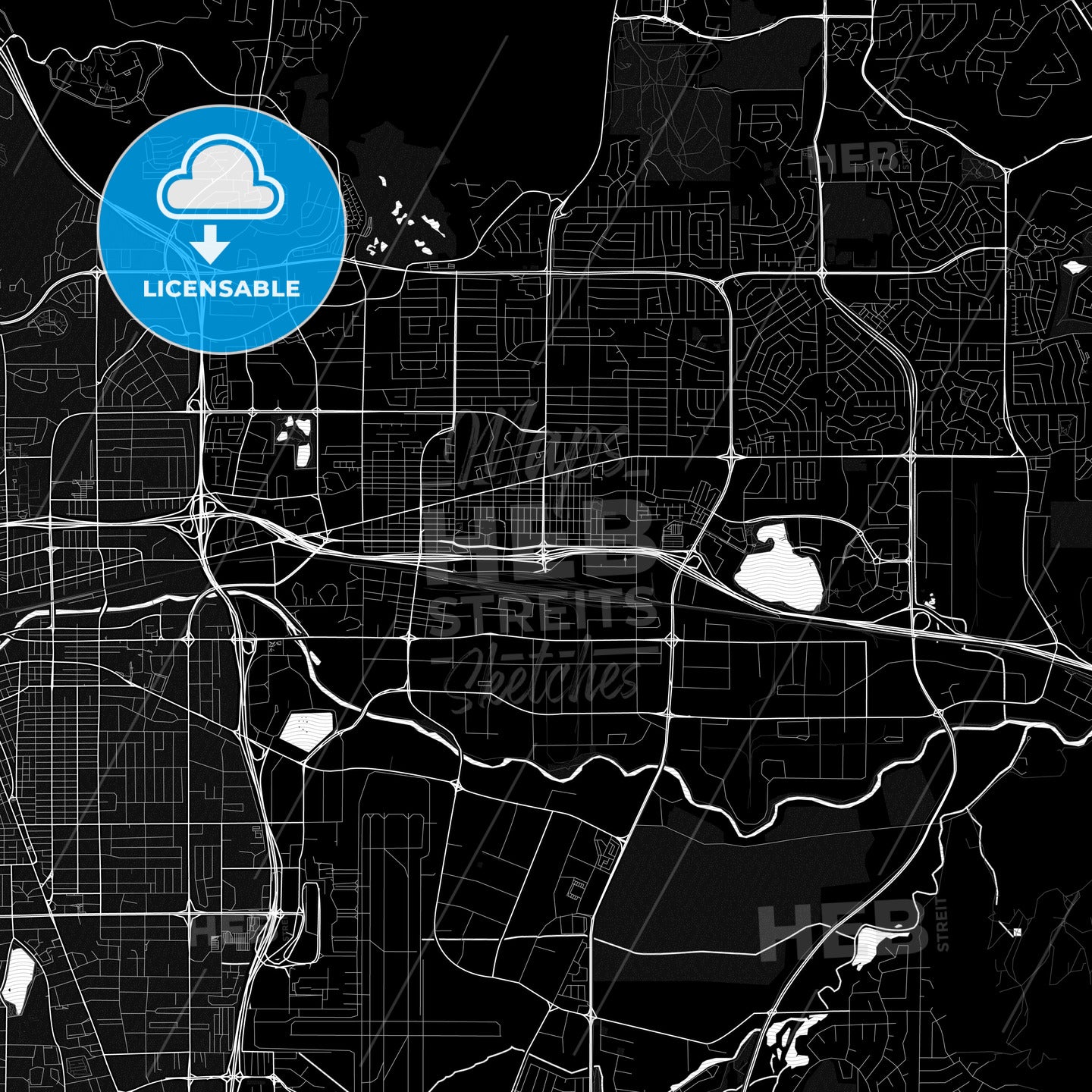 Sparks, Nevada, United States, PDF map