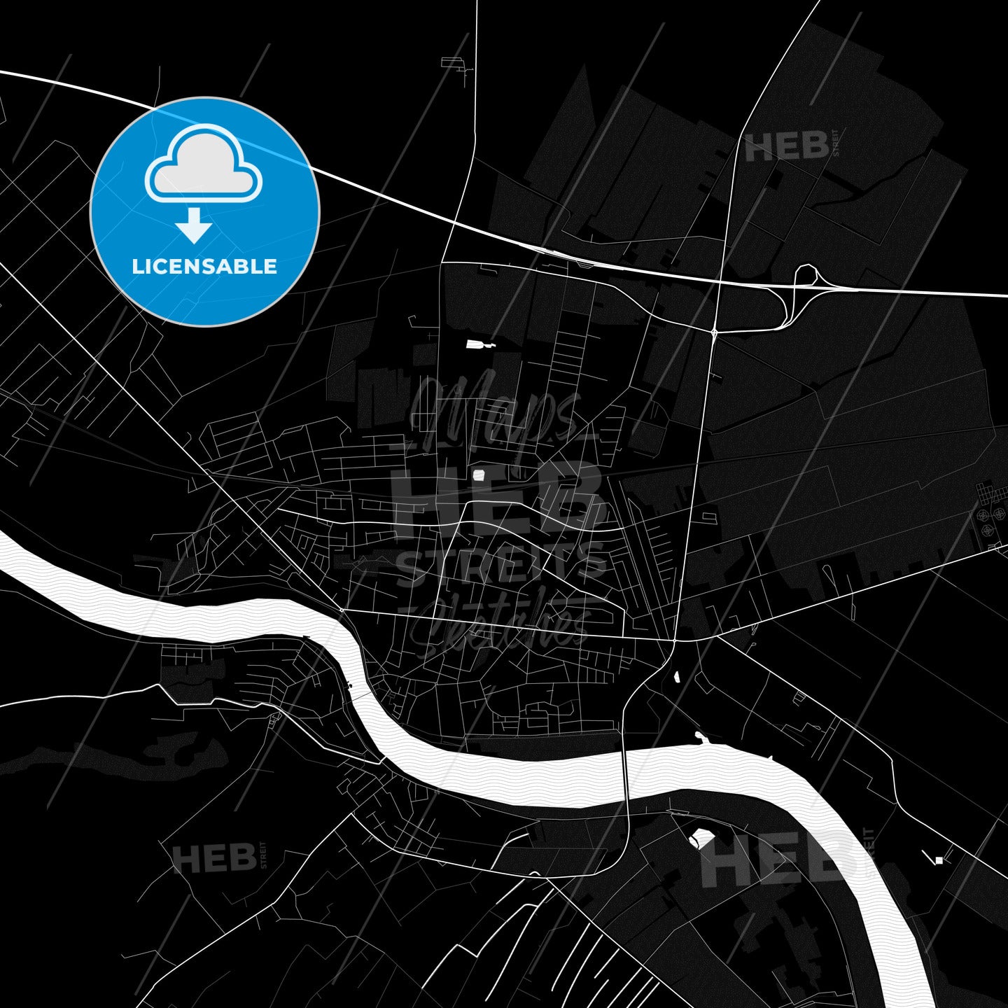 Sremska Mitrovica, Serbia PDF map