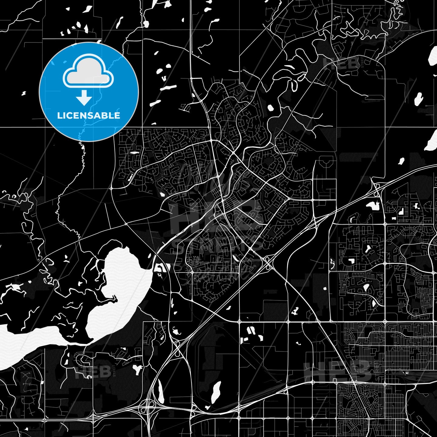 St. Albert, Canada PDF map