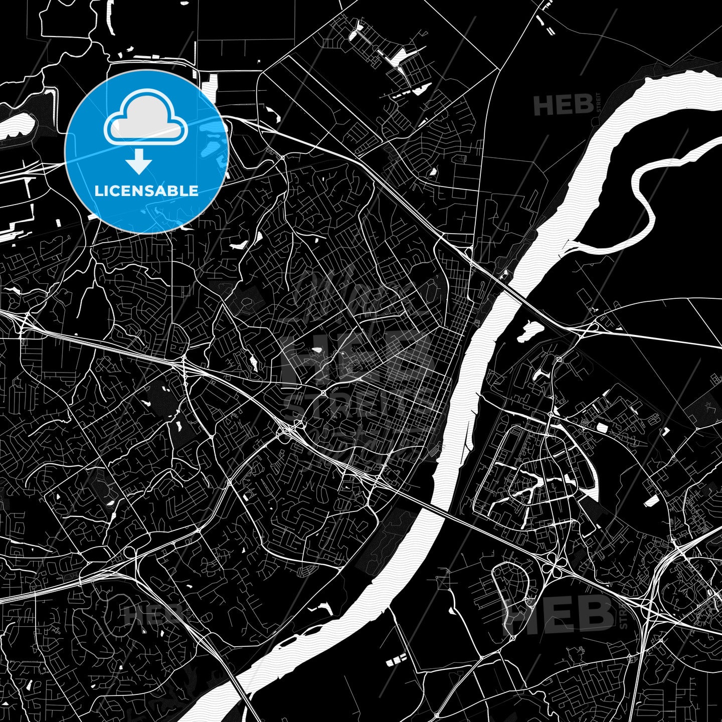 St. Charles, Missouri, United States, PDF map