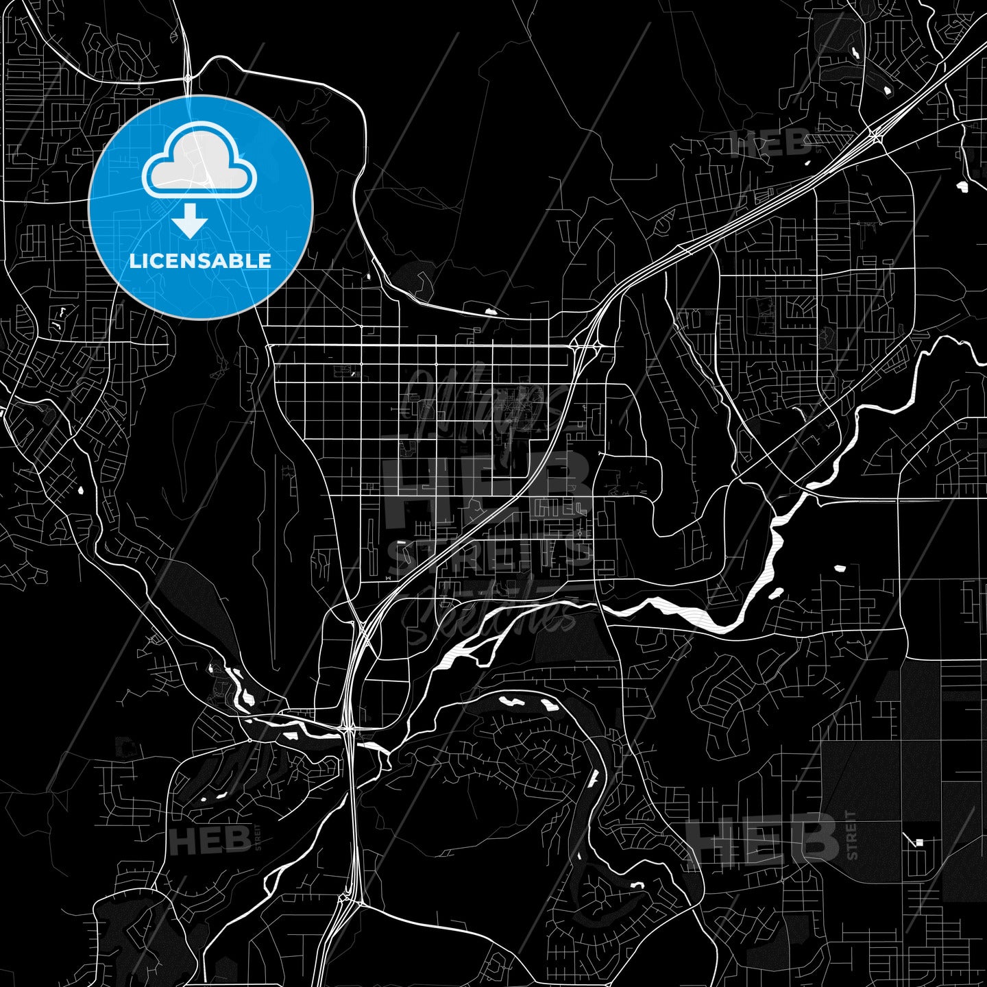 St. George, Utah, United States, PDF map