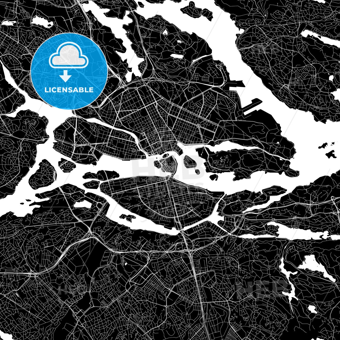 Stockholm Sweden map