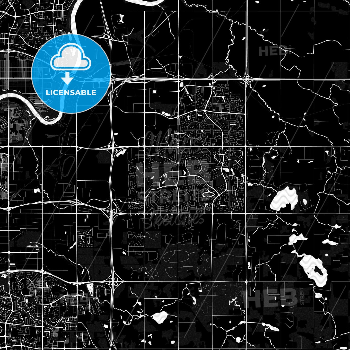 Strathcona County, Canada PDF map