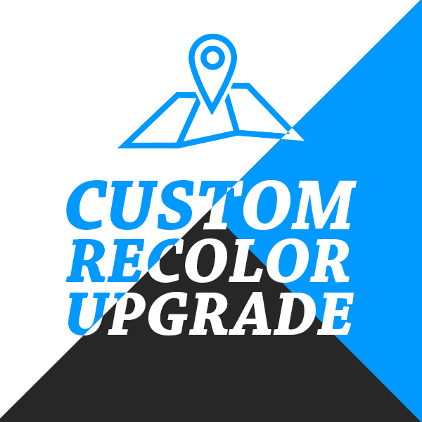 Custom Recolor Upgrade – Adjust Map Style | | Custom Vector Map Upgrade