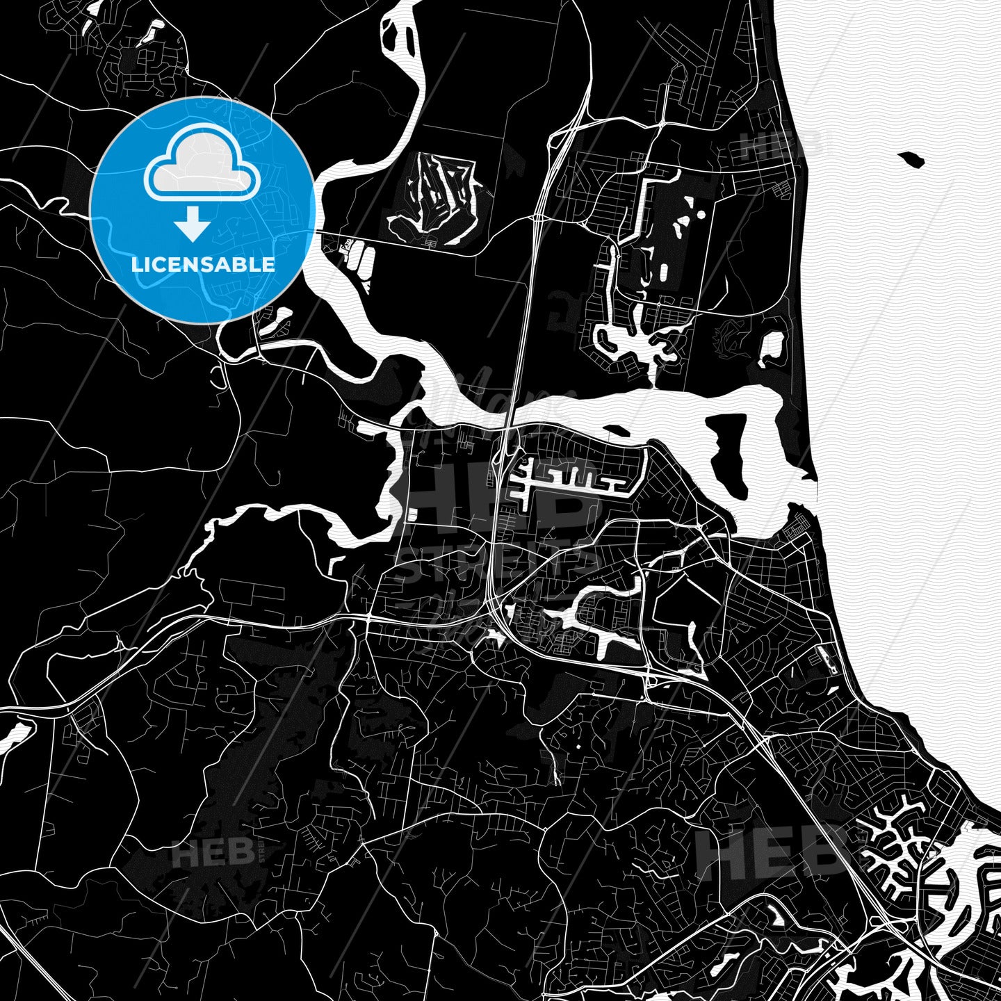 Sunshine Coast, Australia PDF map