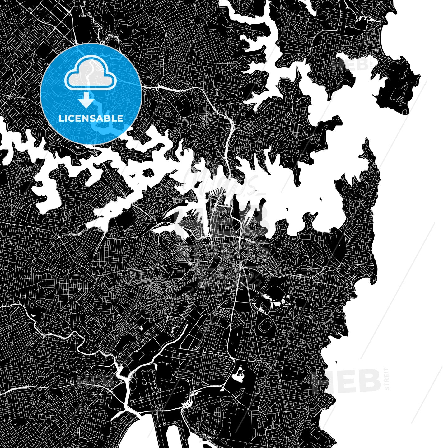 Sydney Australia map