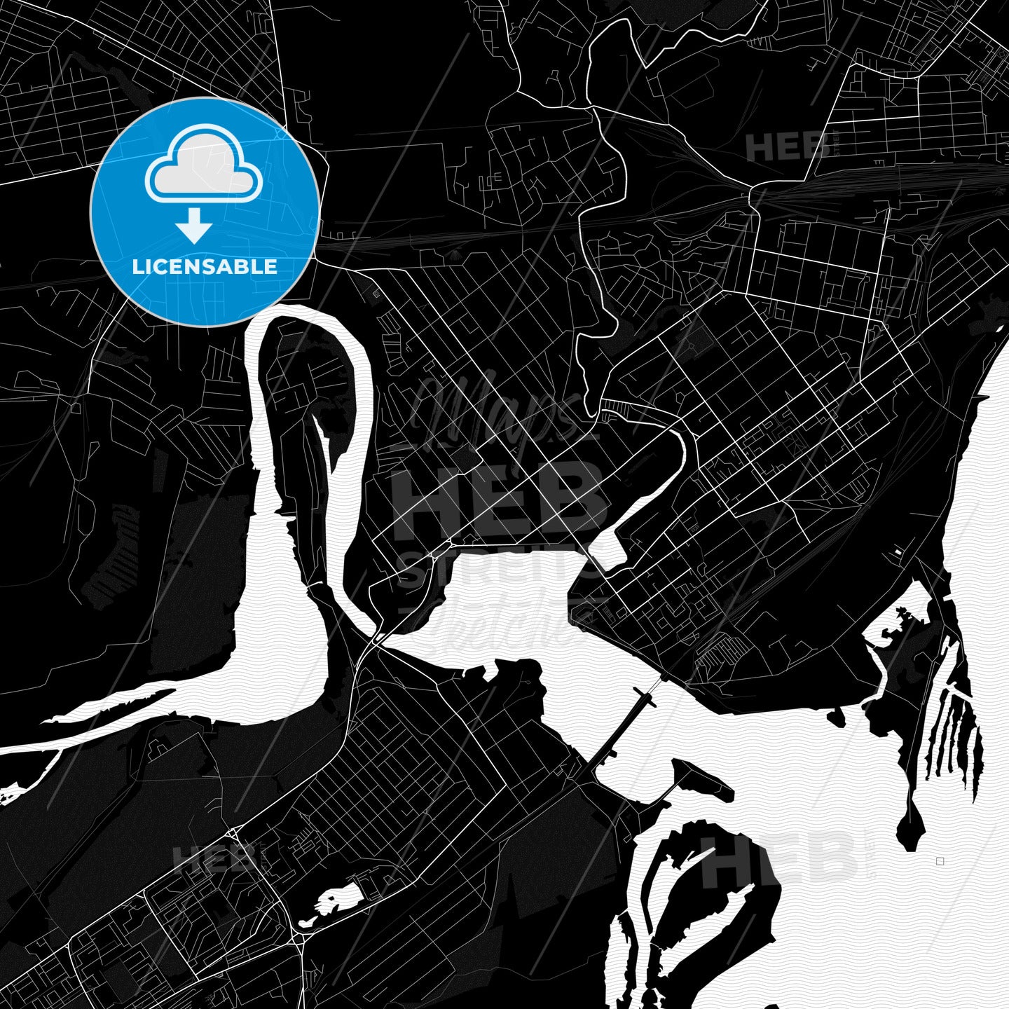 Syzran, Russia PDF map