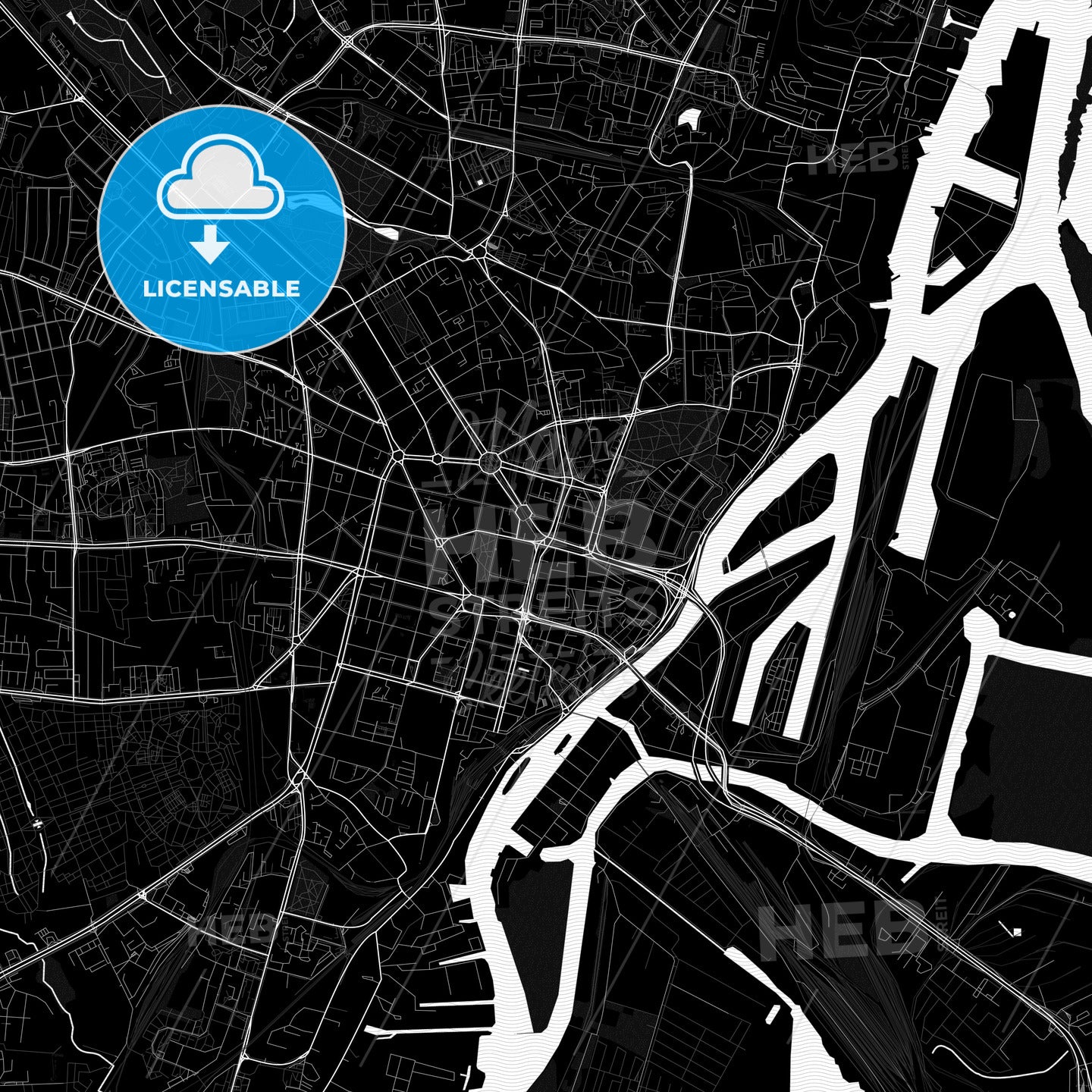Szczecin, Poland PDF map