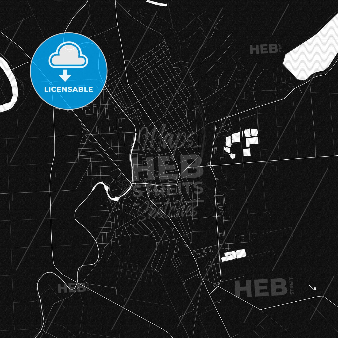 Szentes, Hungary PDF map