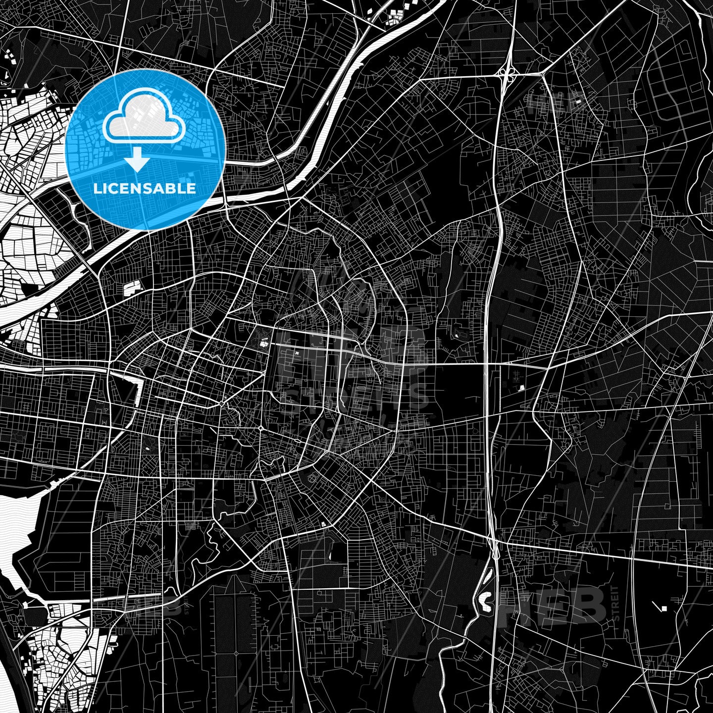 Tainan, Taiwan PDF map