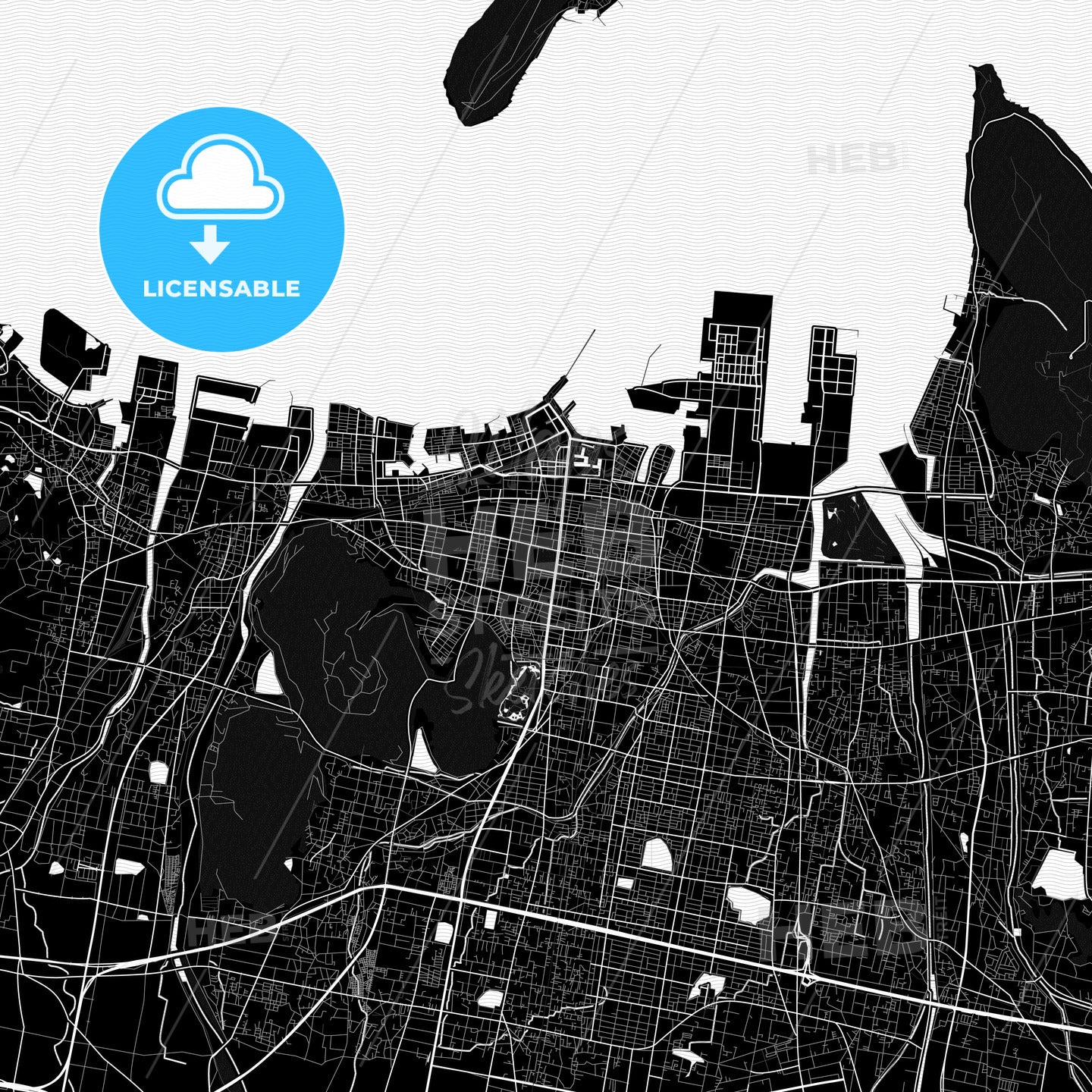 Takamatsu, Japan PDF map