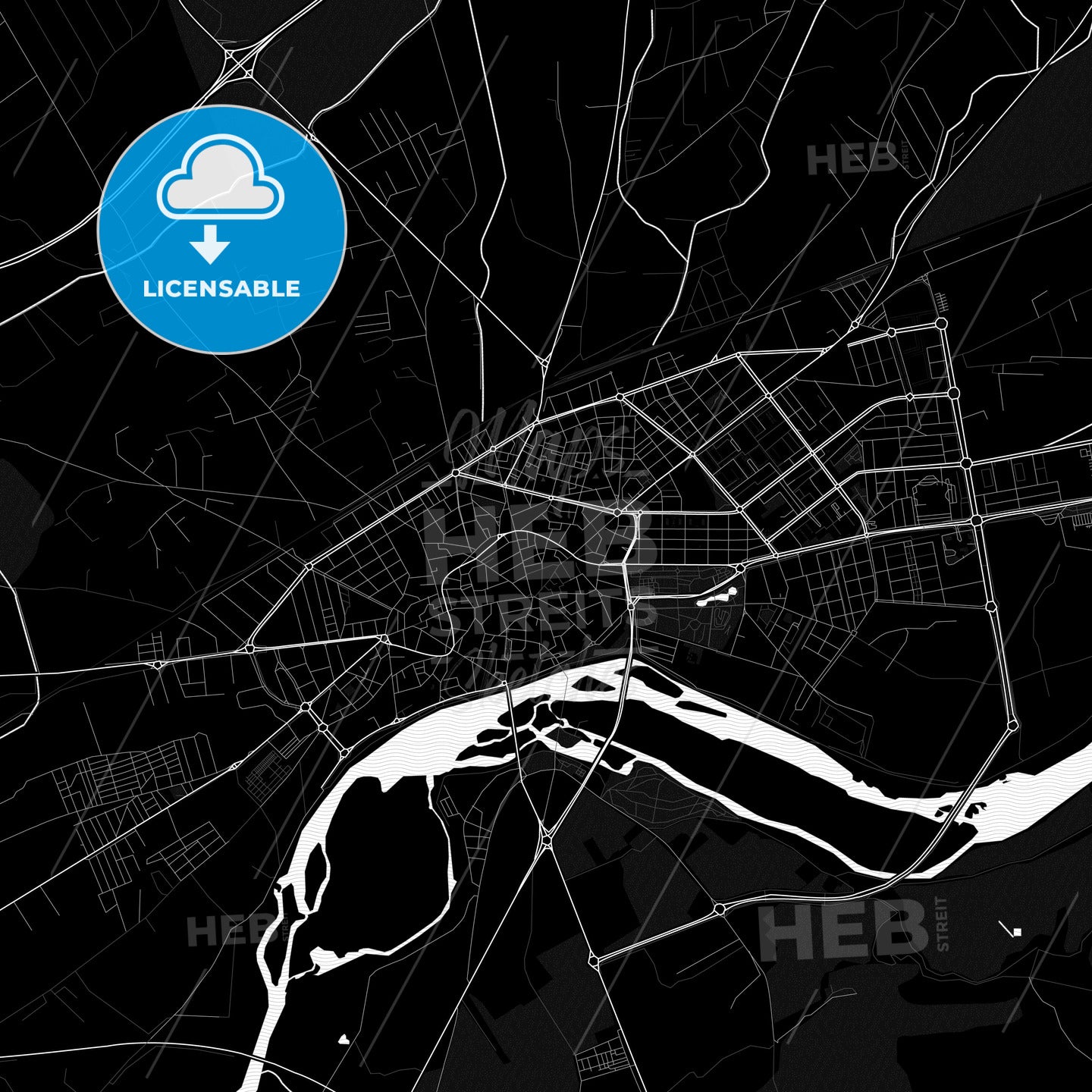 Talavera de la Reina, Spain PDF map