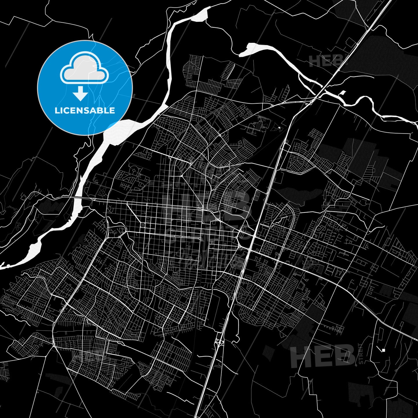 Talca, Chile PDF map