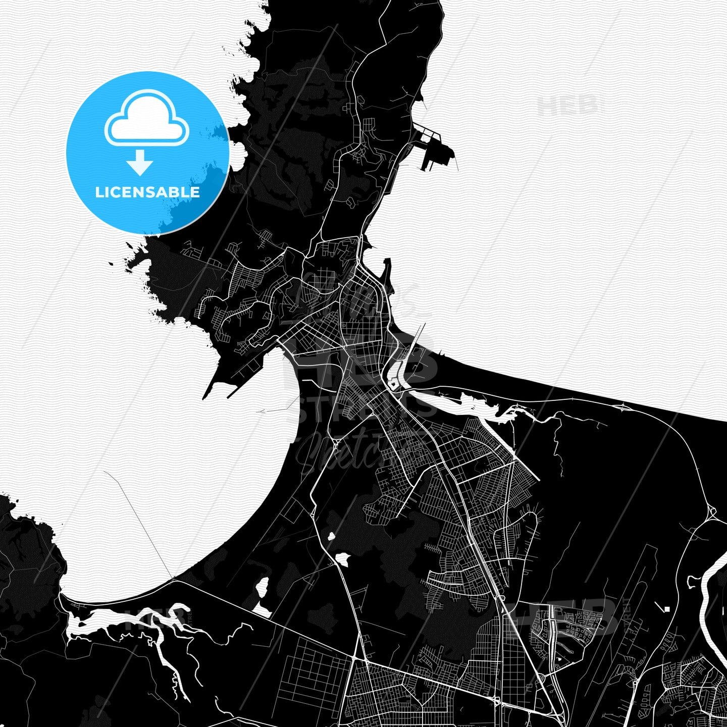 Talcahuano, Chile PDF map