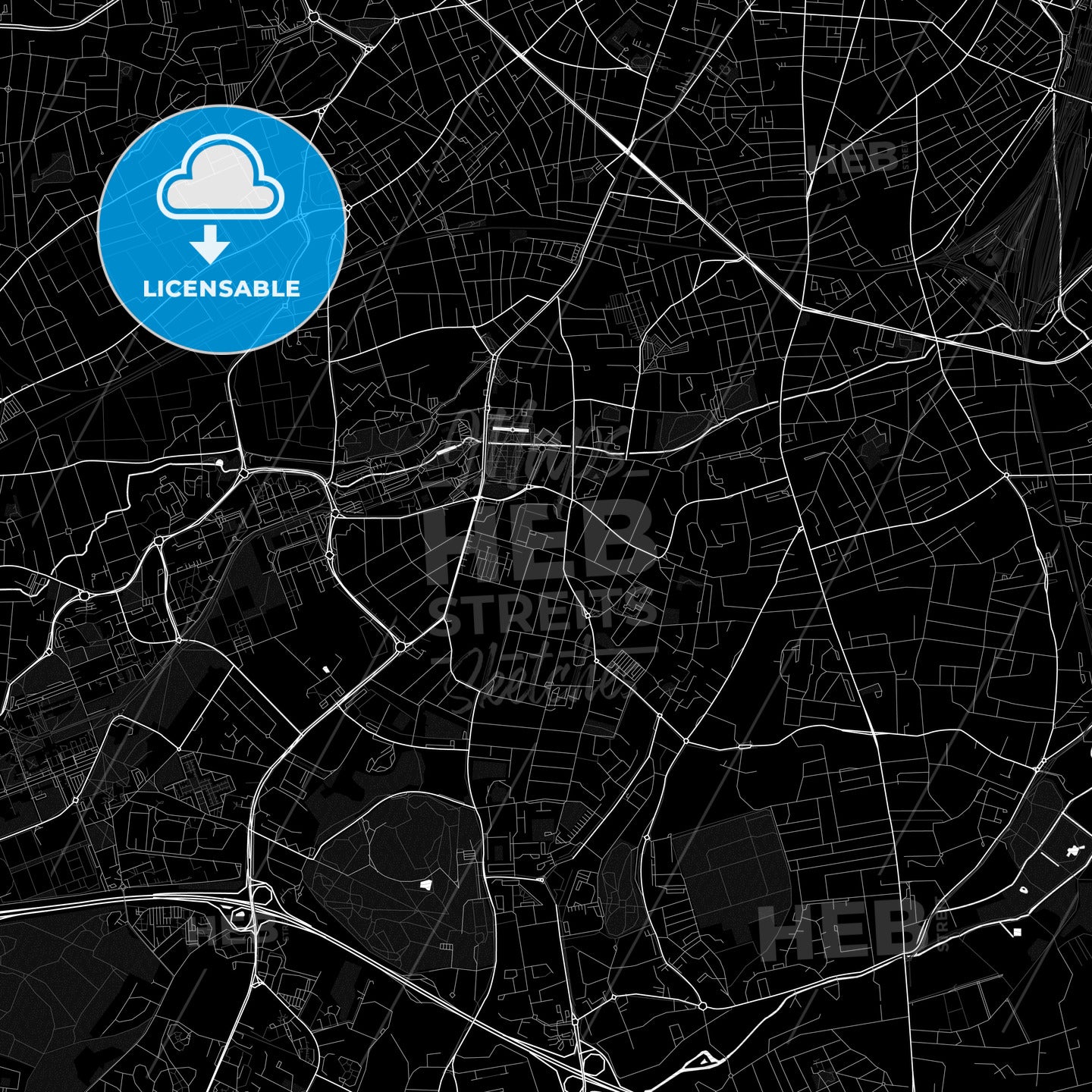 Talence, France PDF map