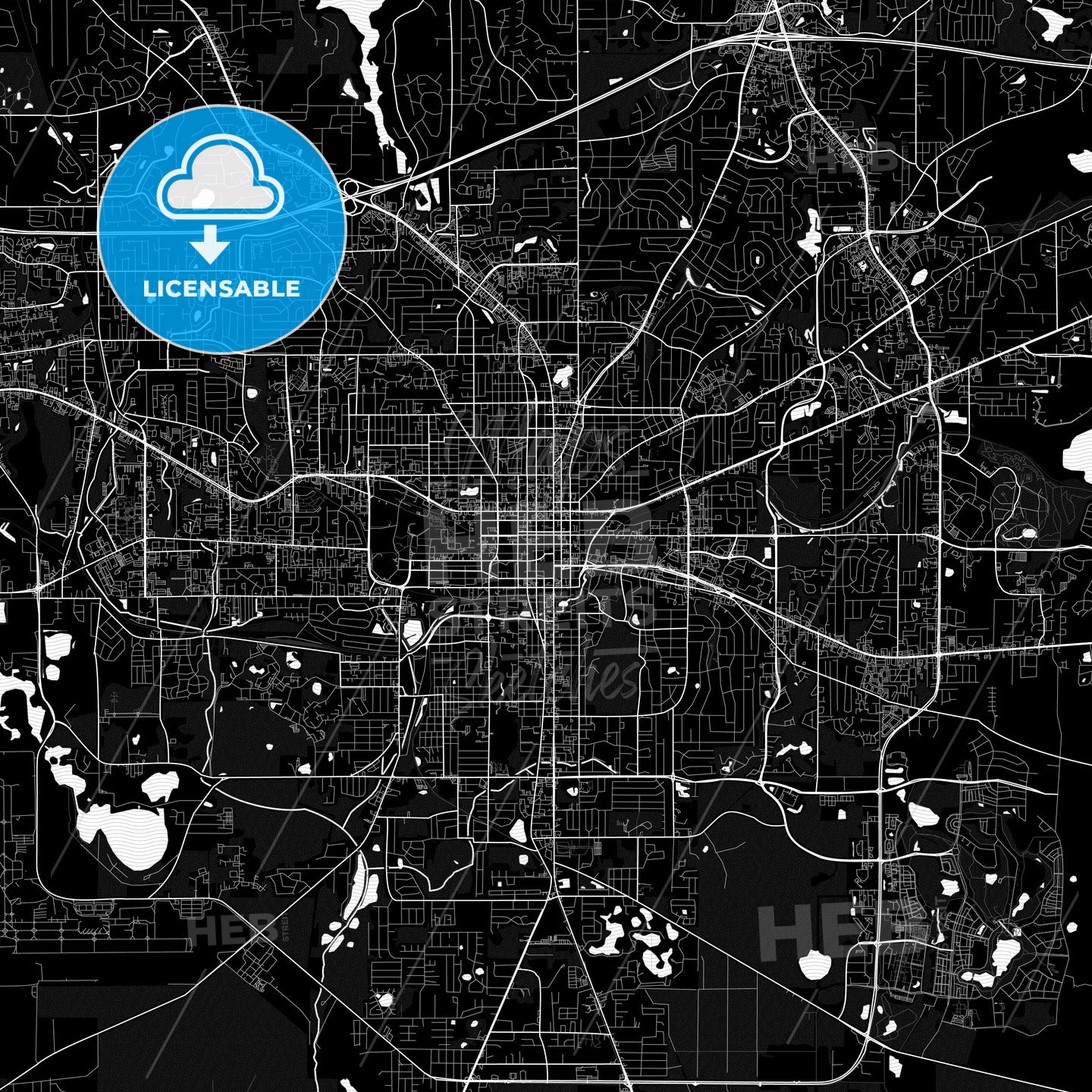 Tallahassee, Florida, United States, PDF map