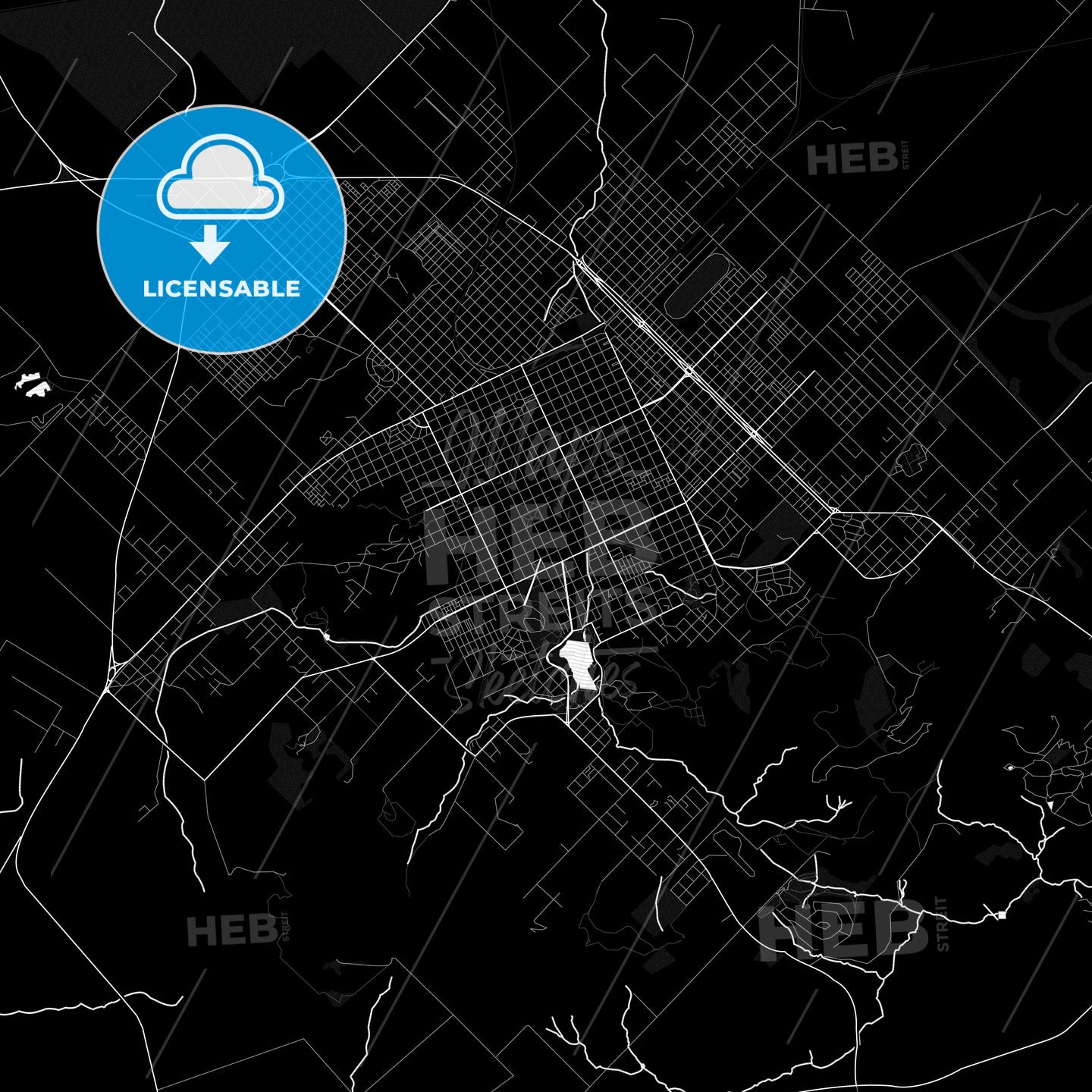 Tandil, Argentina PDF map