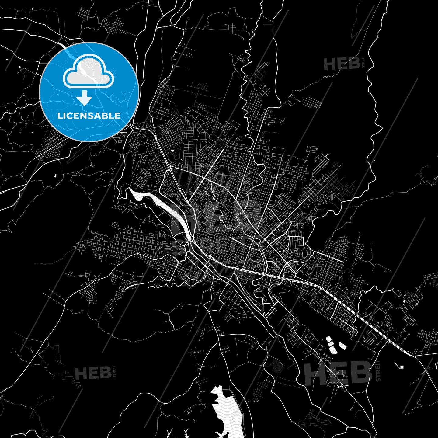 Tarija, Bolivia PDF map