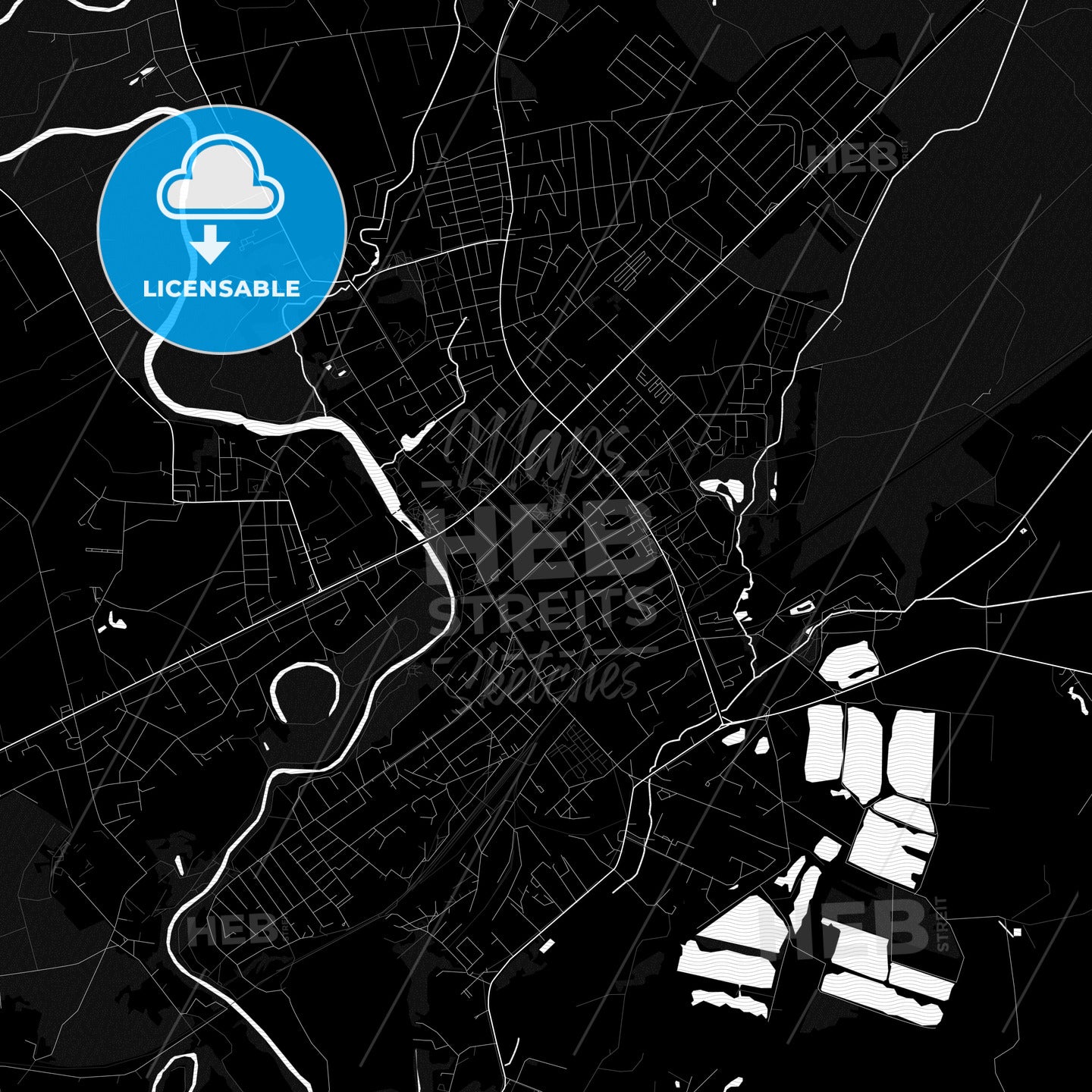 Tauragė, Lithuania PDF map