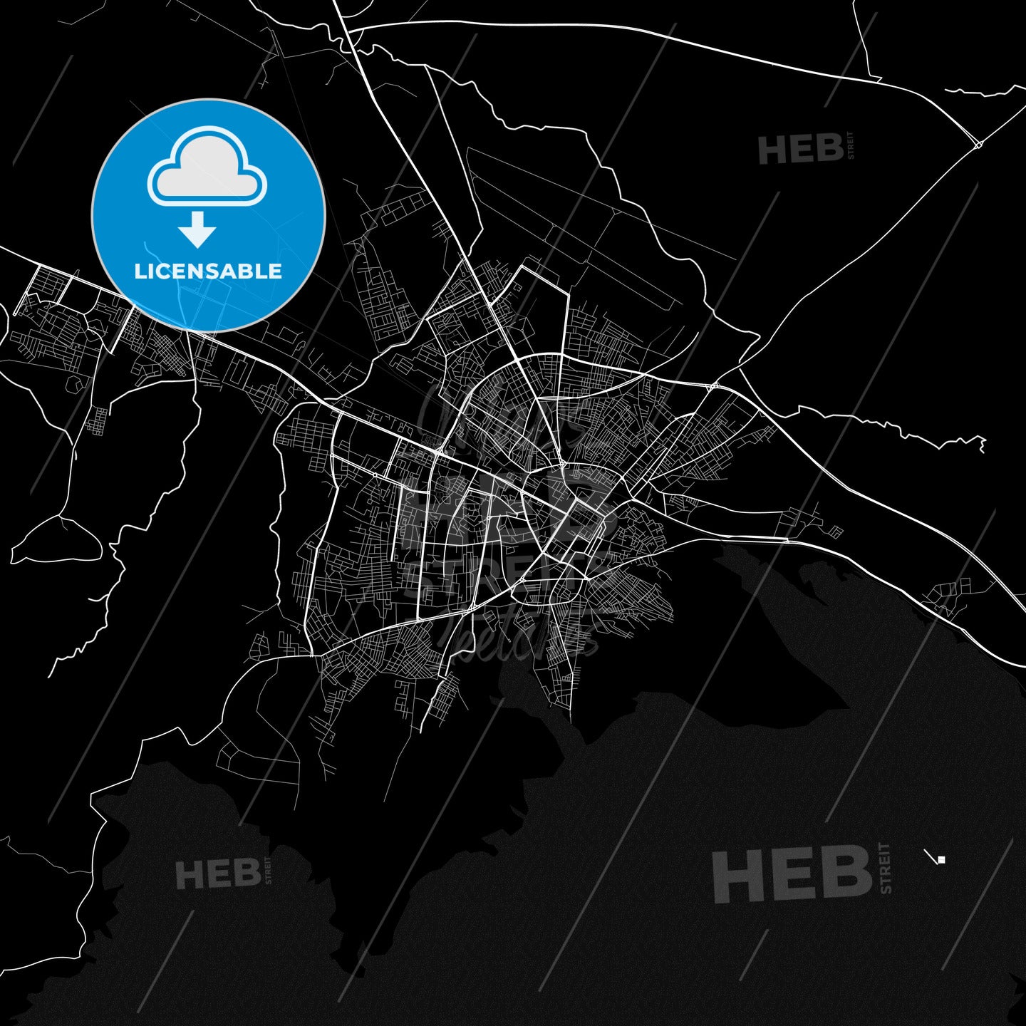 Tebessa, Algeria PDF map