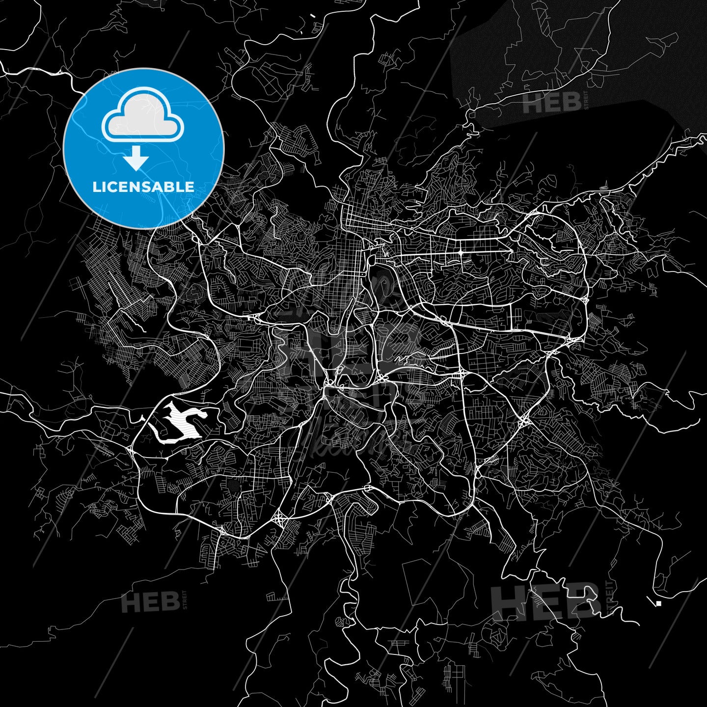 Tegucigalpa, Honduras PDF map