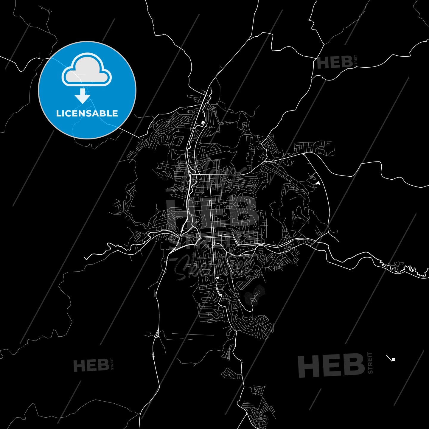 Teofilo Otoni, Brazil PDF map