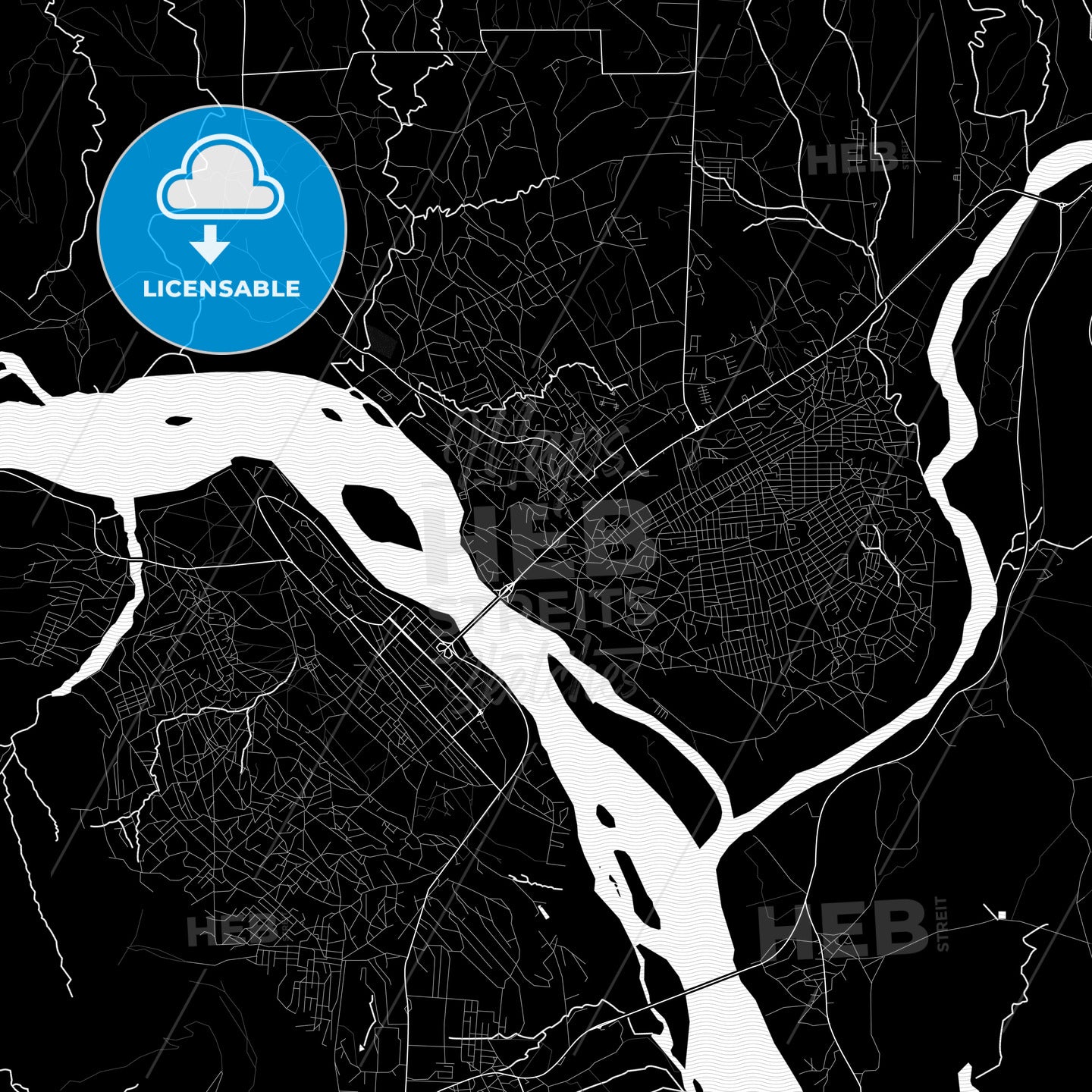 Tete, Mozambique PDF map