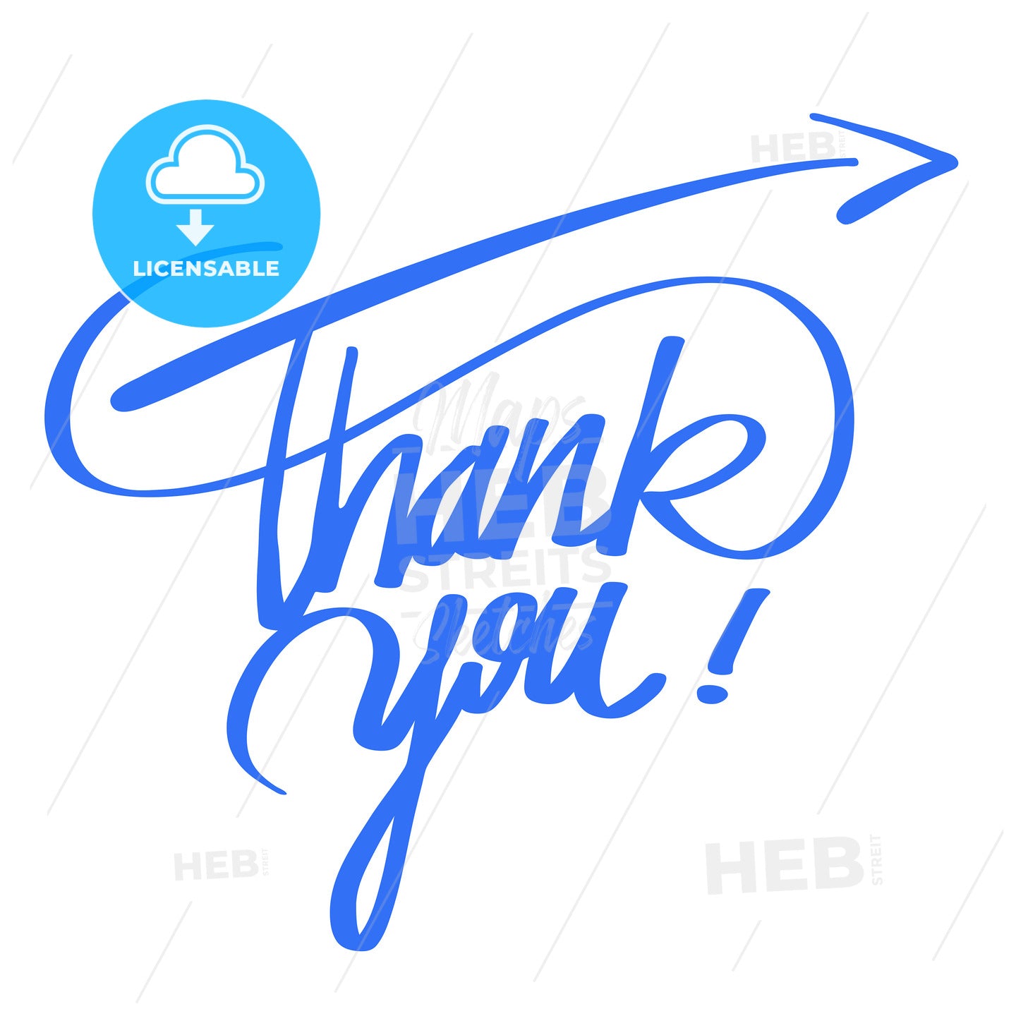 Thank you quote hand lettering – instant download