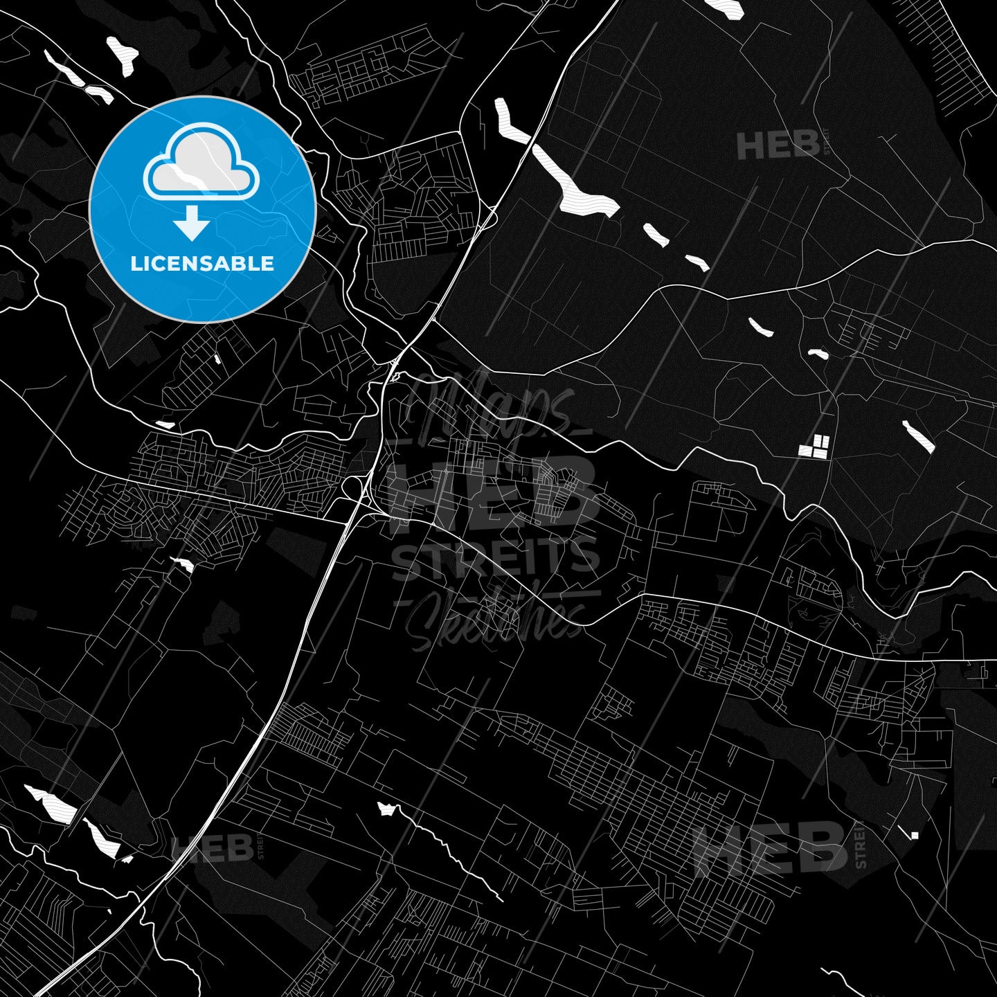 Thika, Kenya PDF map