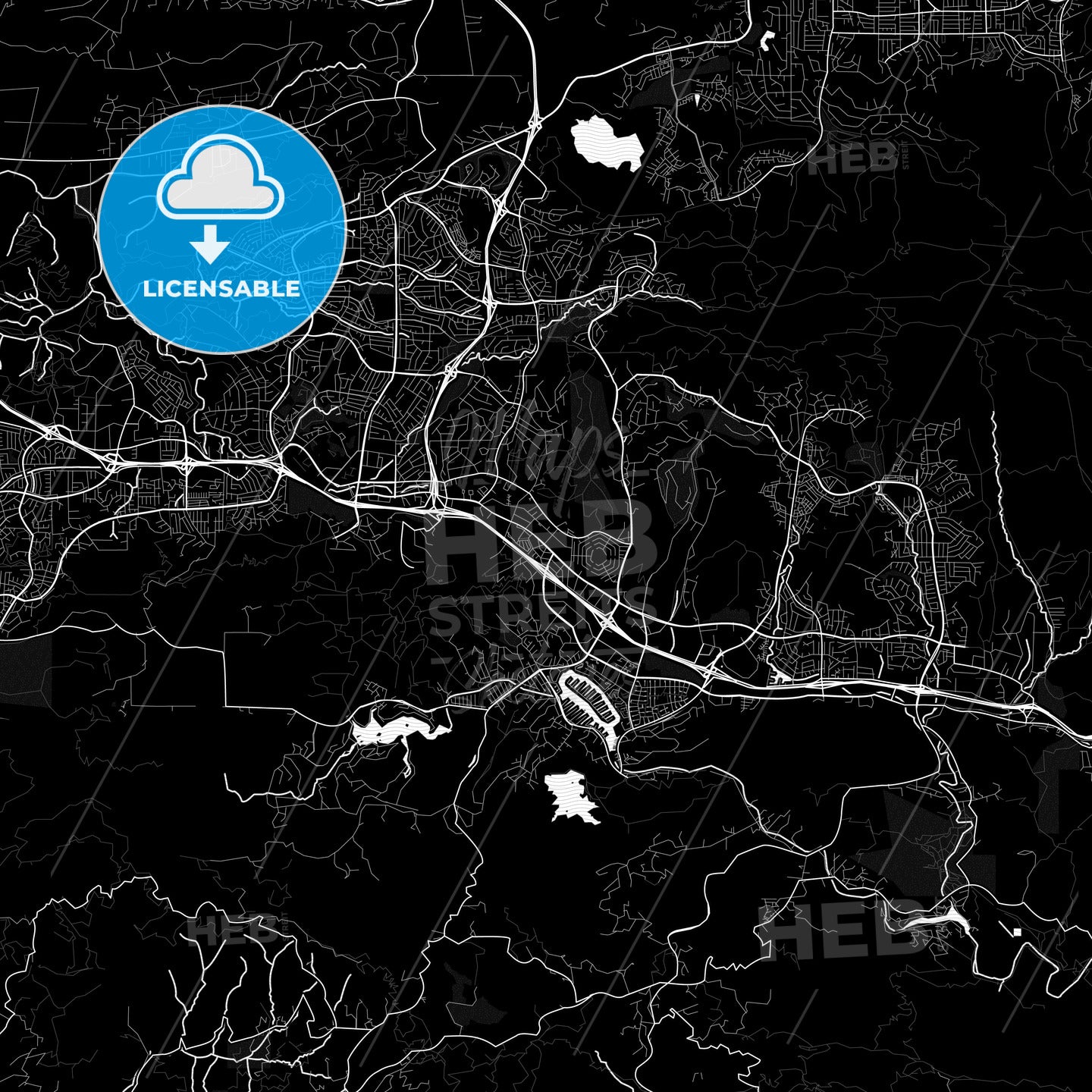 Thousand Oaks, California, United States, PDF map