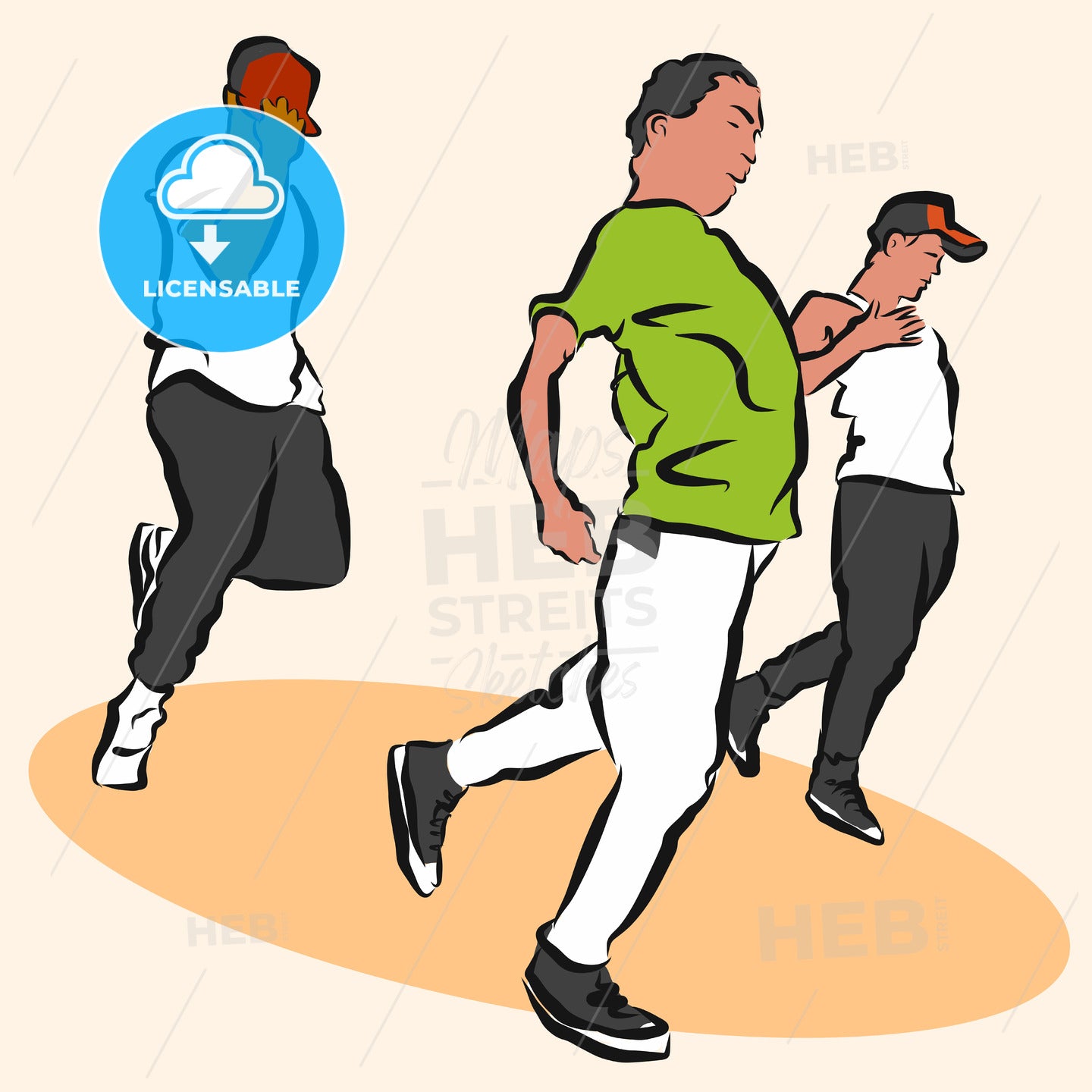 Three Boys, Hip Hop Choreography – instant download