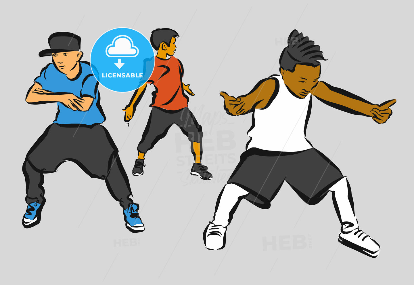 Three Boys, Hip Hop Choreography – instant download