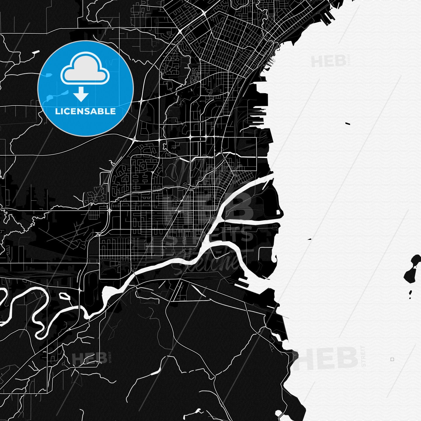 Thunder Bay, Canada PDF map