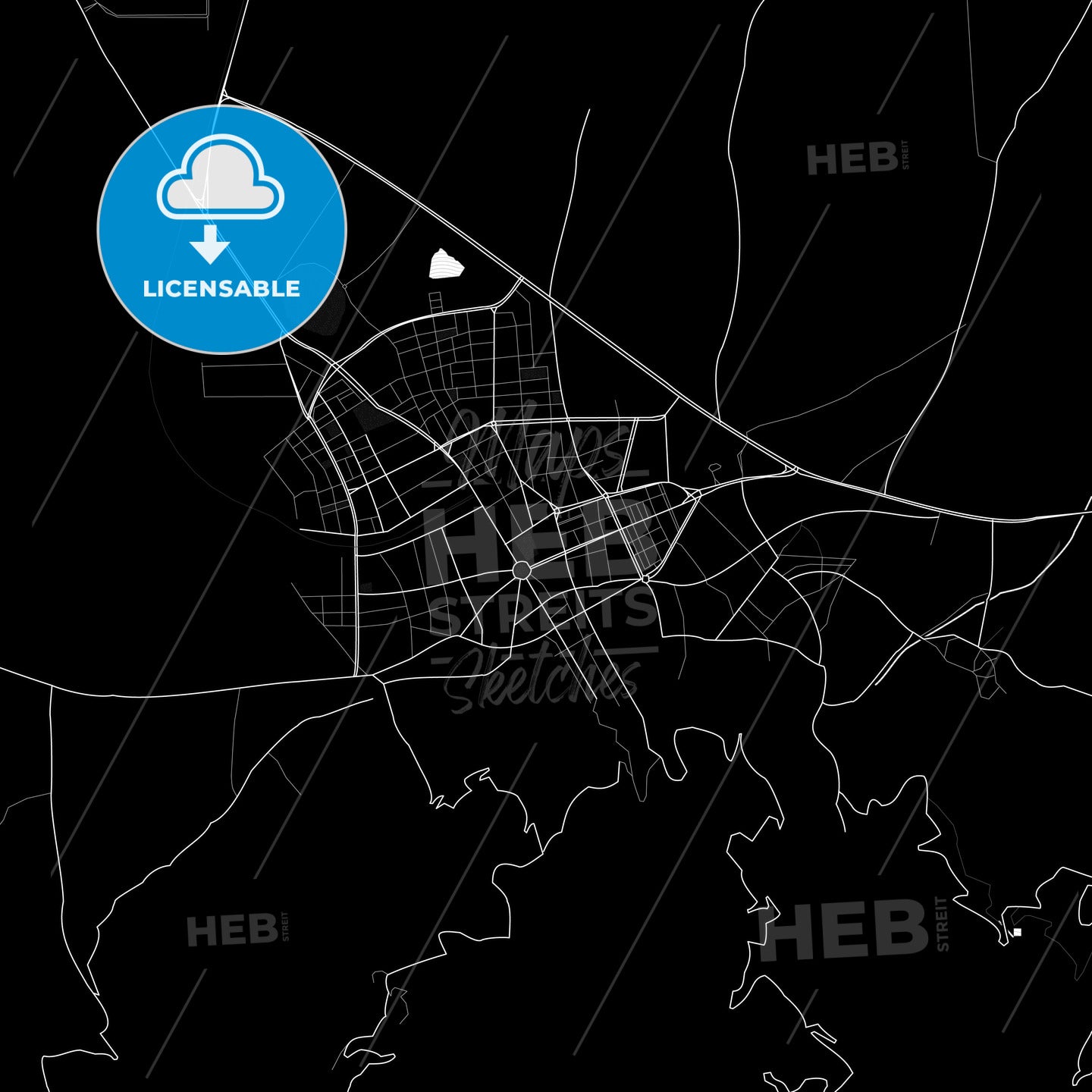 Tire, Turkey PDF map