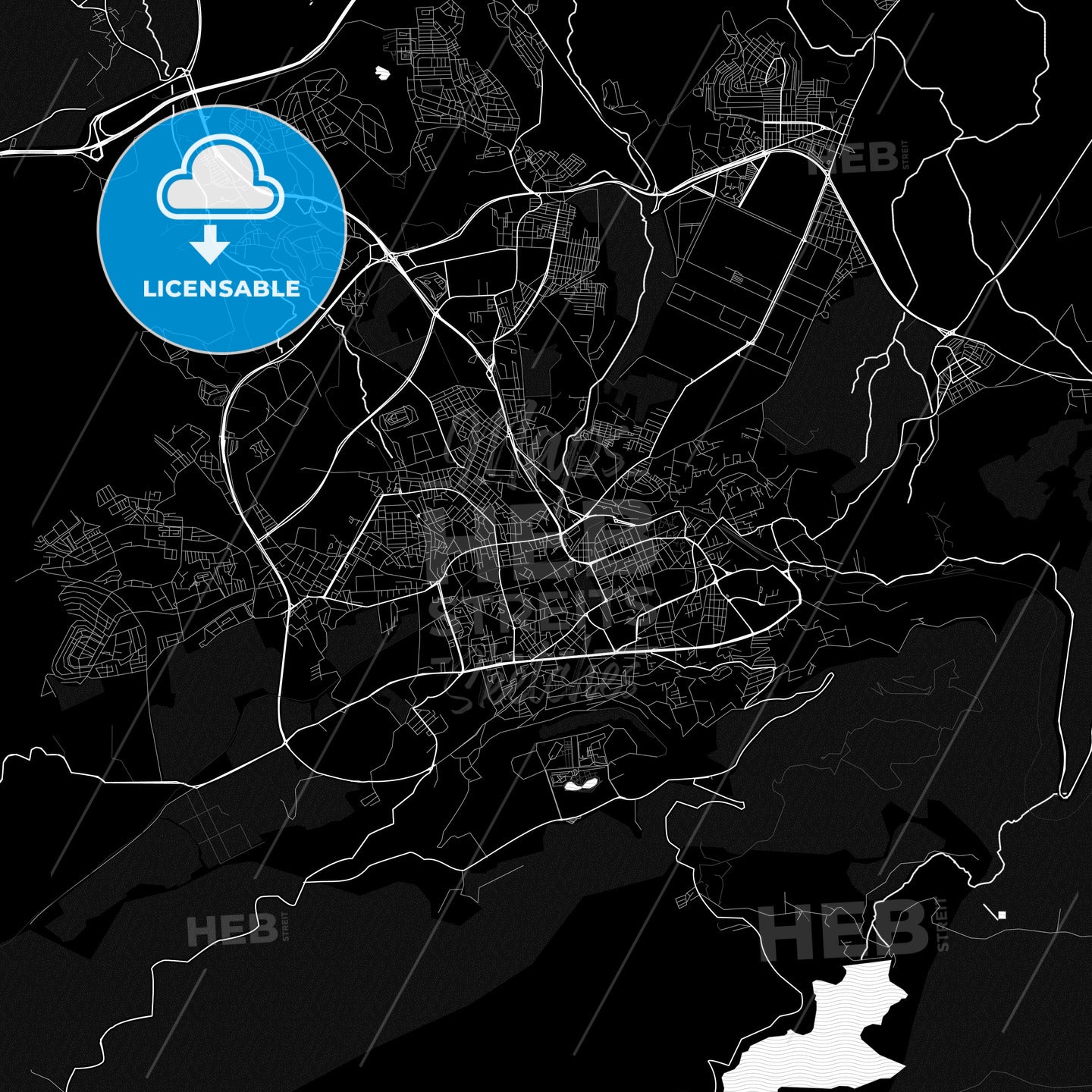 Tlemcen, Algeria PDF map