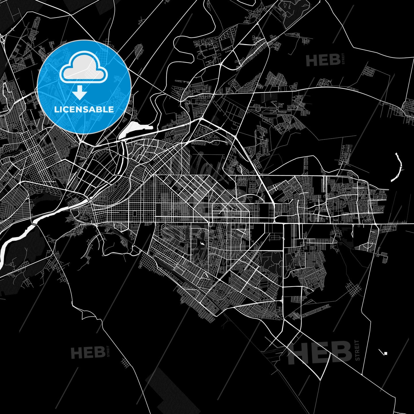 Torreón, Mexico PDF map