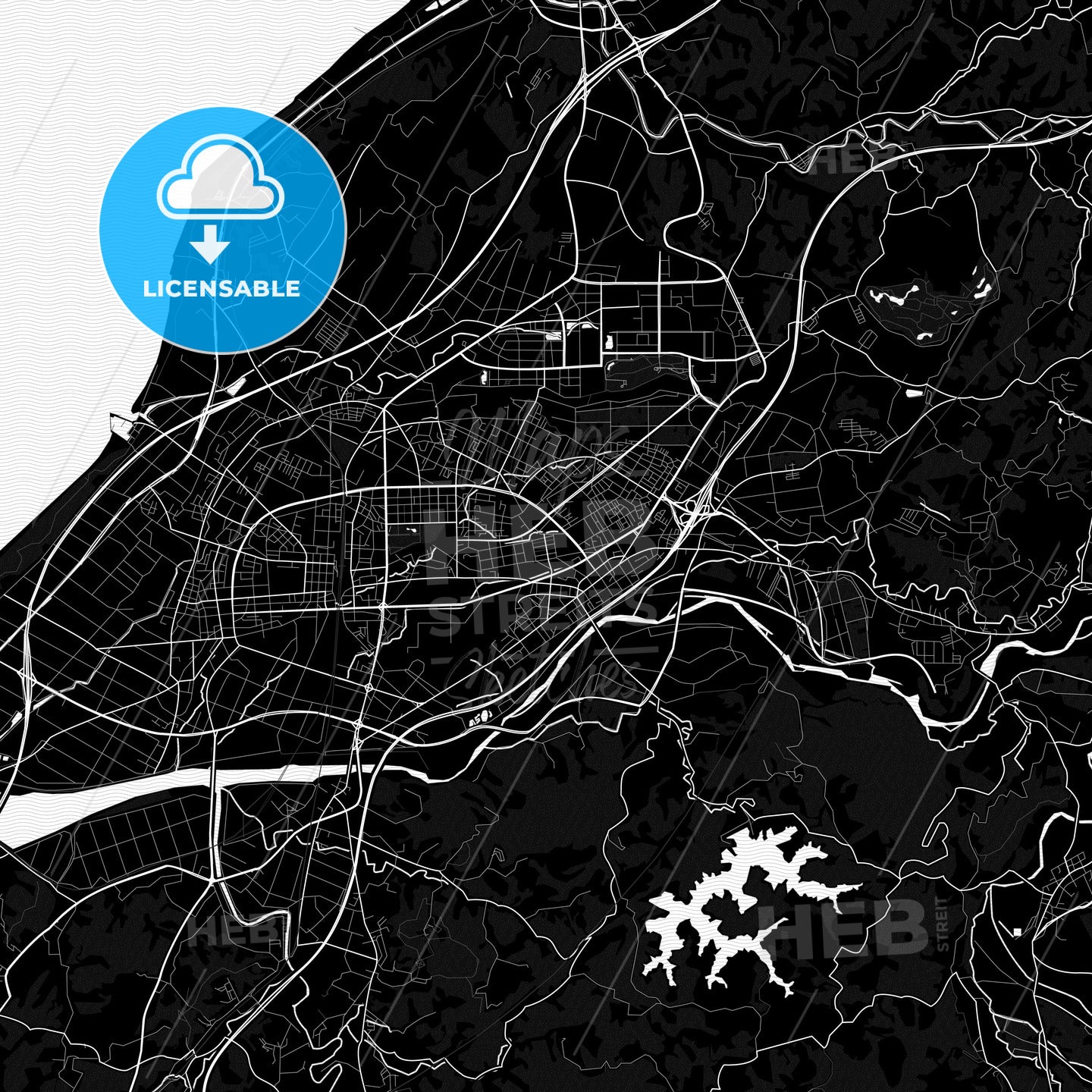 Toufen, Taiwan PDF map