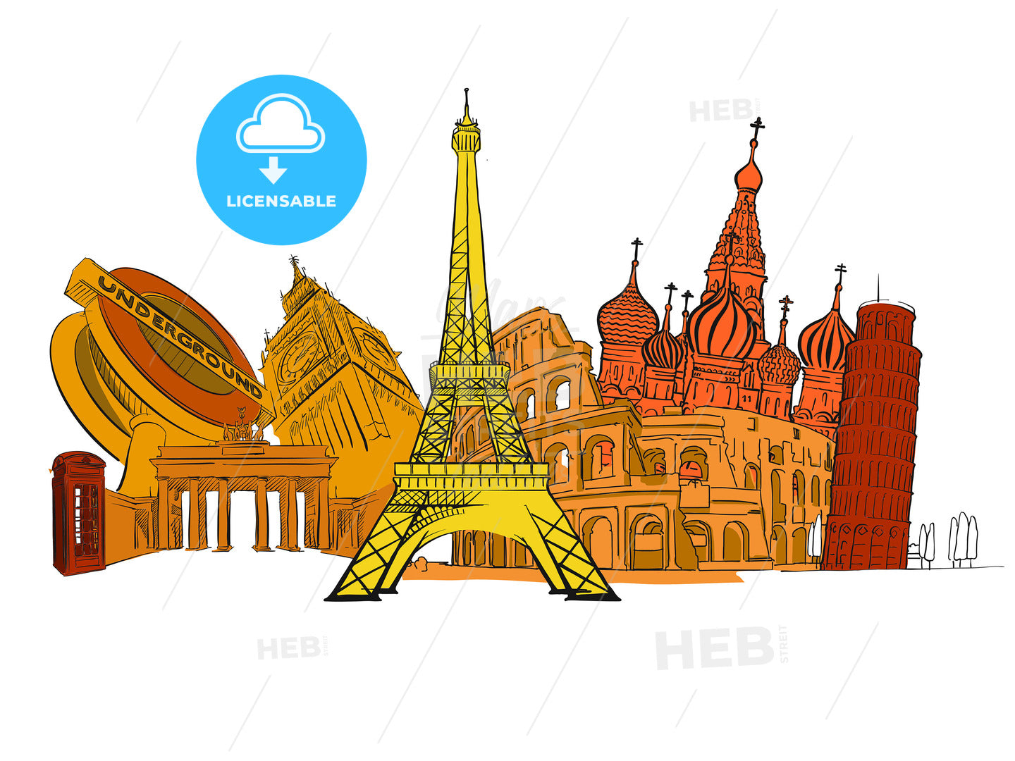 Travel to Europe. Road trip. – instant download